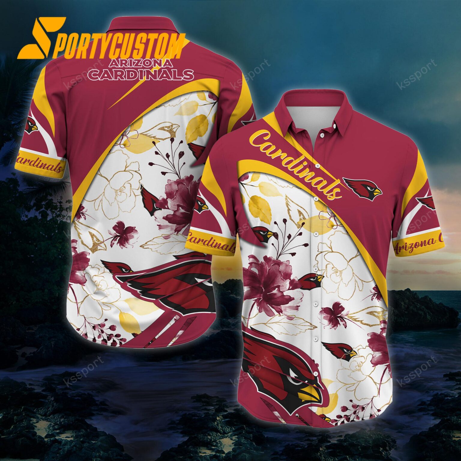 NFL Arizona Cardinals New Arrivals Football Summer Hawaii Shirt
