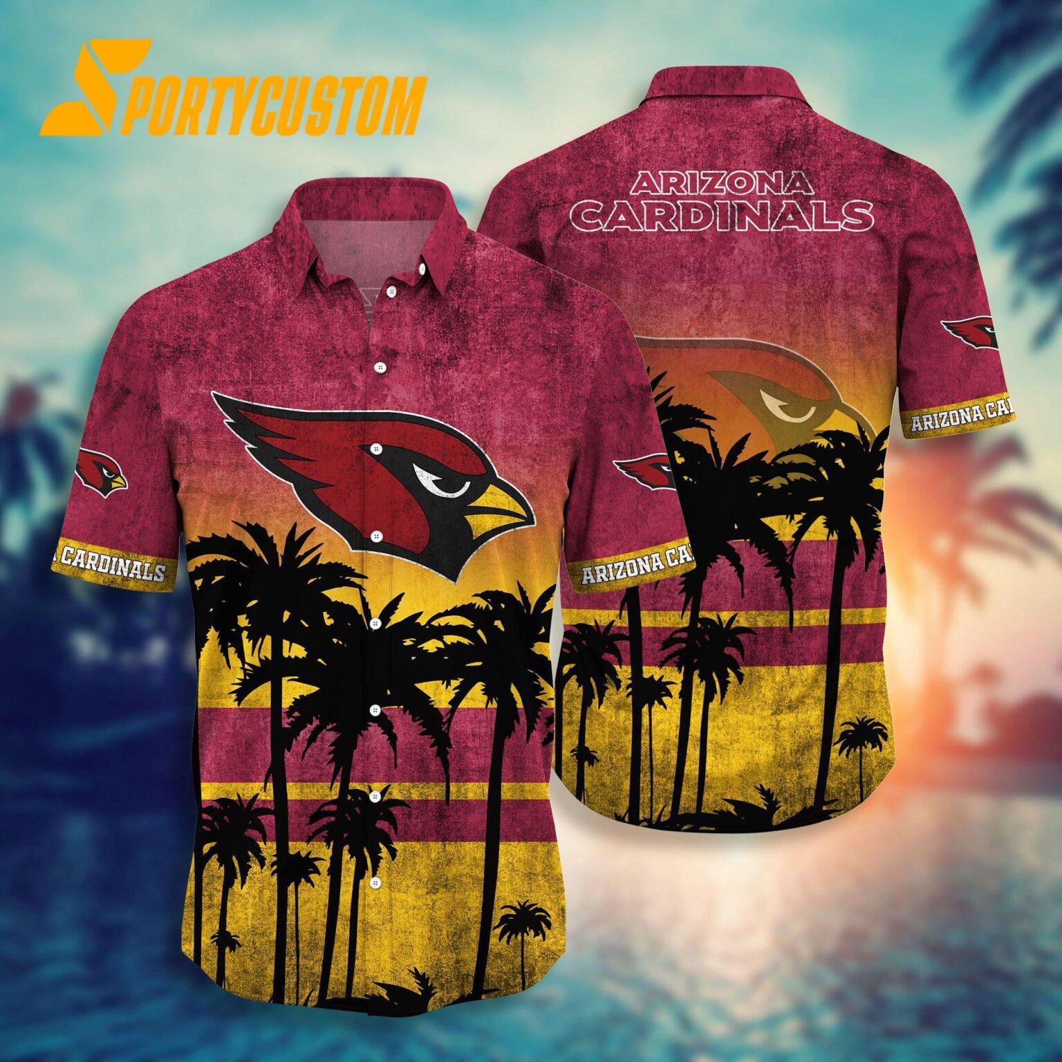 NFL Arizona Cardinals Palm Tree Summer New Hawaiian Shirt