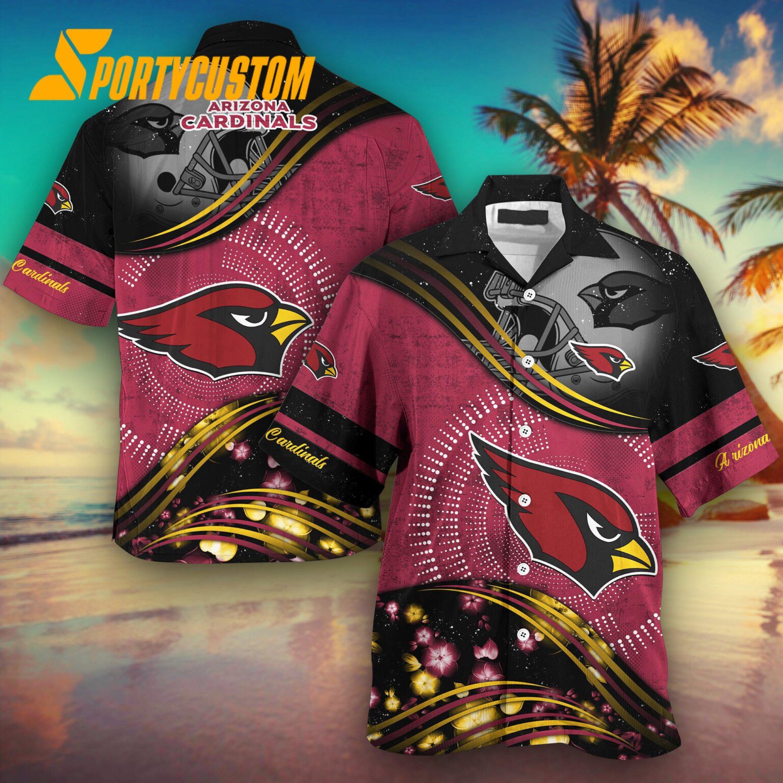 NFL Arizona Cardinals Summer Hawaii Shirt New Design Fans Gifts