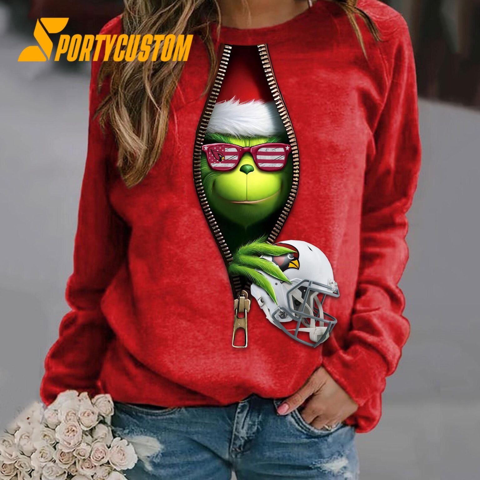 NFL Arizona CardinalsFootball x Grinch Funny Christmas Limited Sweatshirt, Hoodie, TShirt