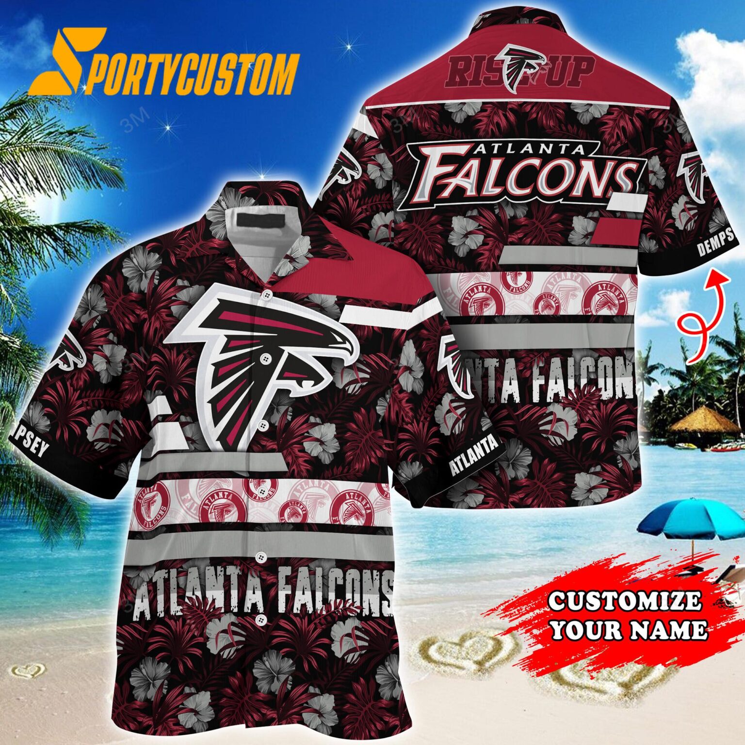 NFL Atlanta Falcons Flower Summer Limited Hawaiian Shirt