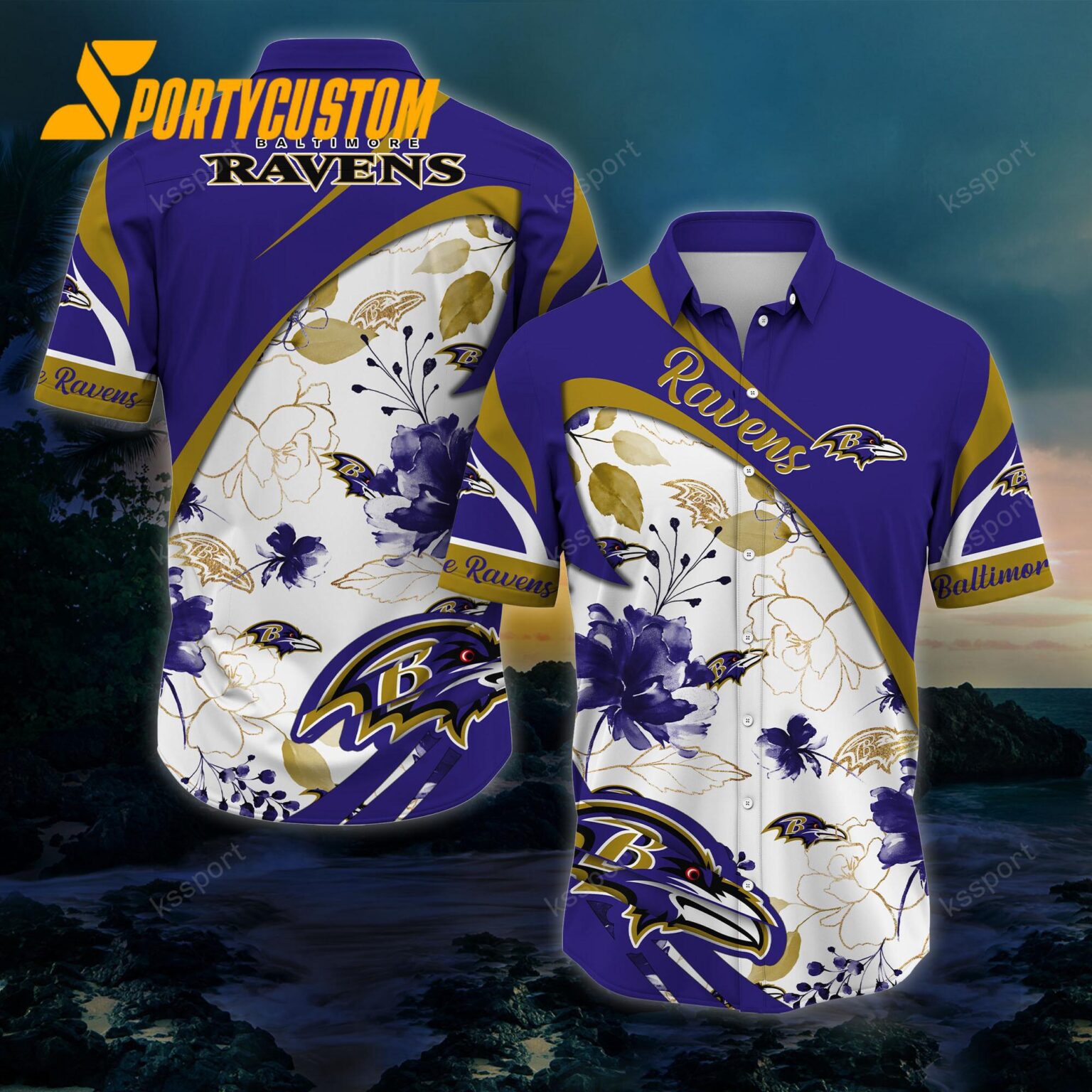 NFL Baltimore Ravens New Arrivals Football Summer Hawaii Shirt