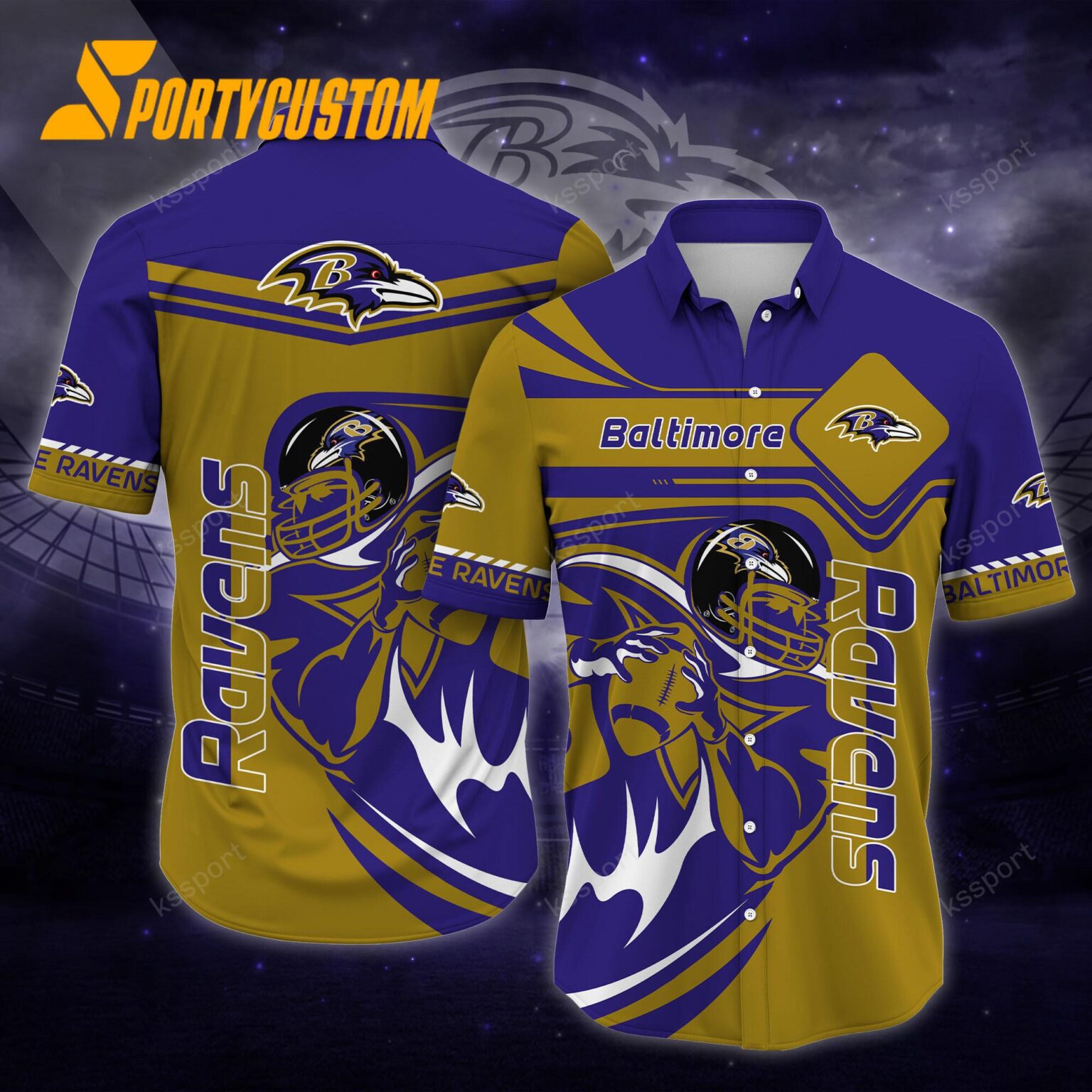 NFL Baltimore Ravens Trending Summer New Hawaii Shirt