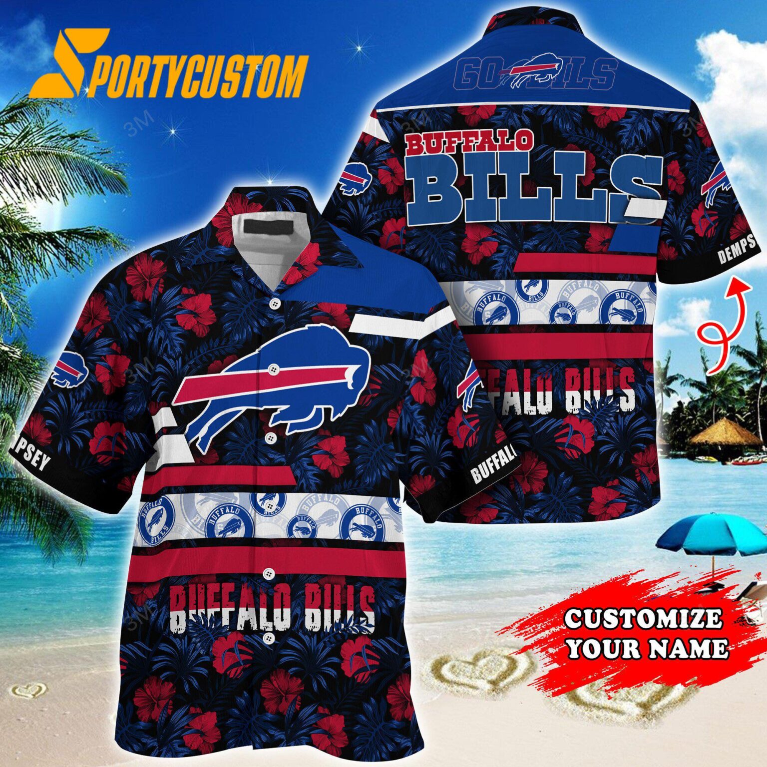 NFL Buffalo Bills Flower Summer Limited Hawaiian Shirt