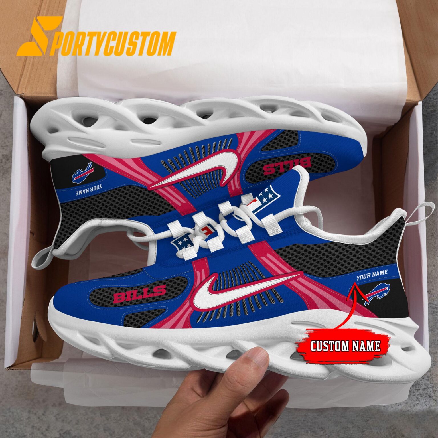NFL Buffalo Bills Logo Football Team New Season Max Soul Shoes