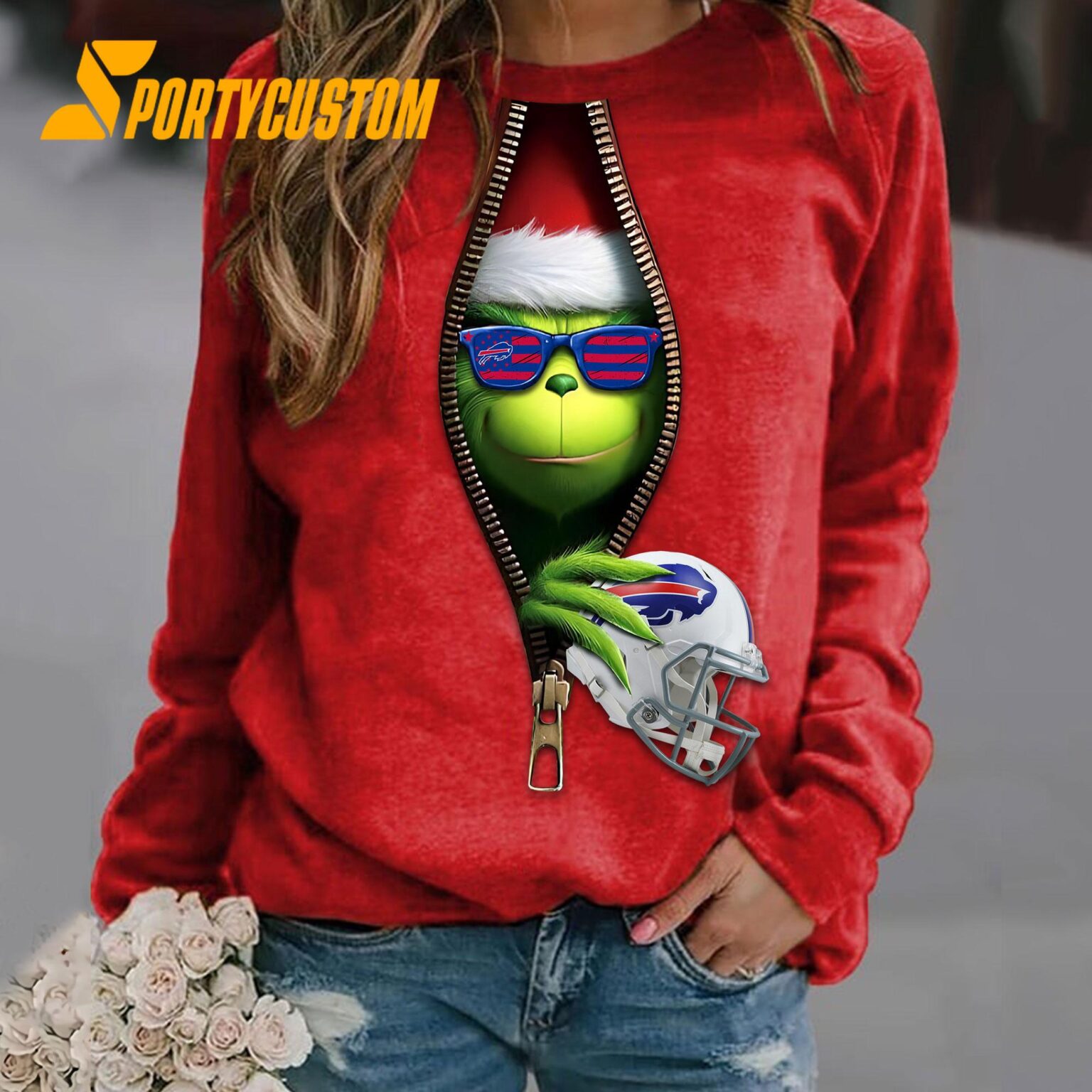 NFL Buffalo BillsFootball x Grinch Funny Christmas Limited Sweatshirt, Hoodie, TShirt
