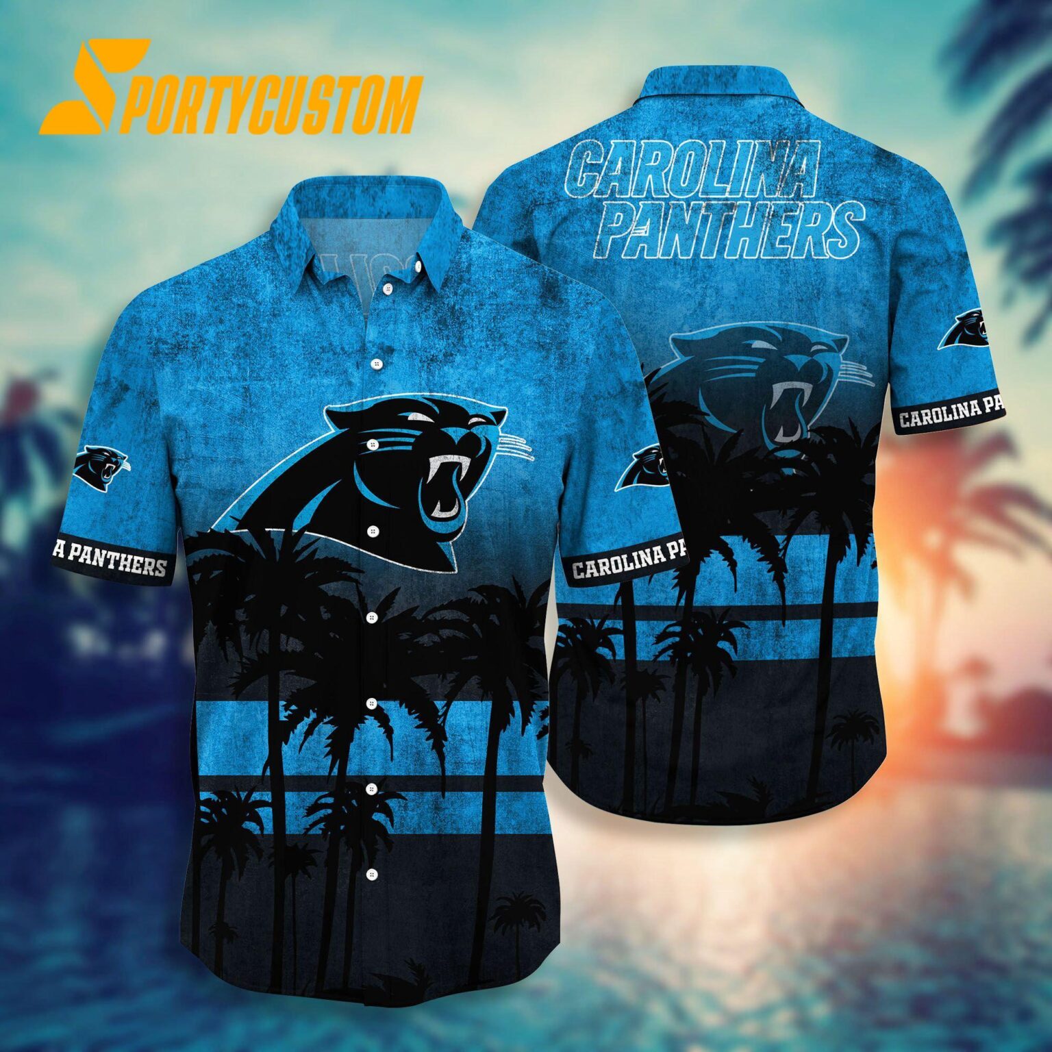 NFL Carolina Panthers Palm Tree Summer New Hawaiian Shirt