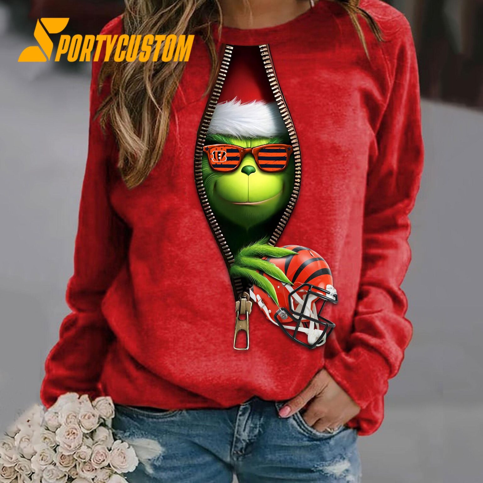NFL Cincinnati BengalsFootball x Grinch Funny Christmas Limited Sweatshirt, Hoodie, TShirt