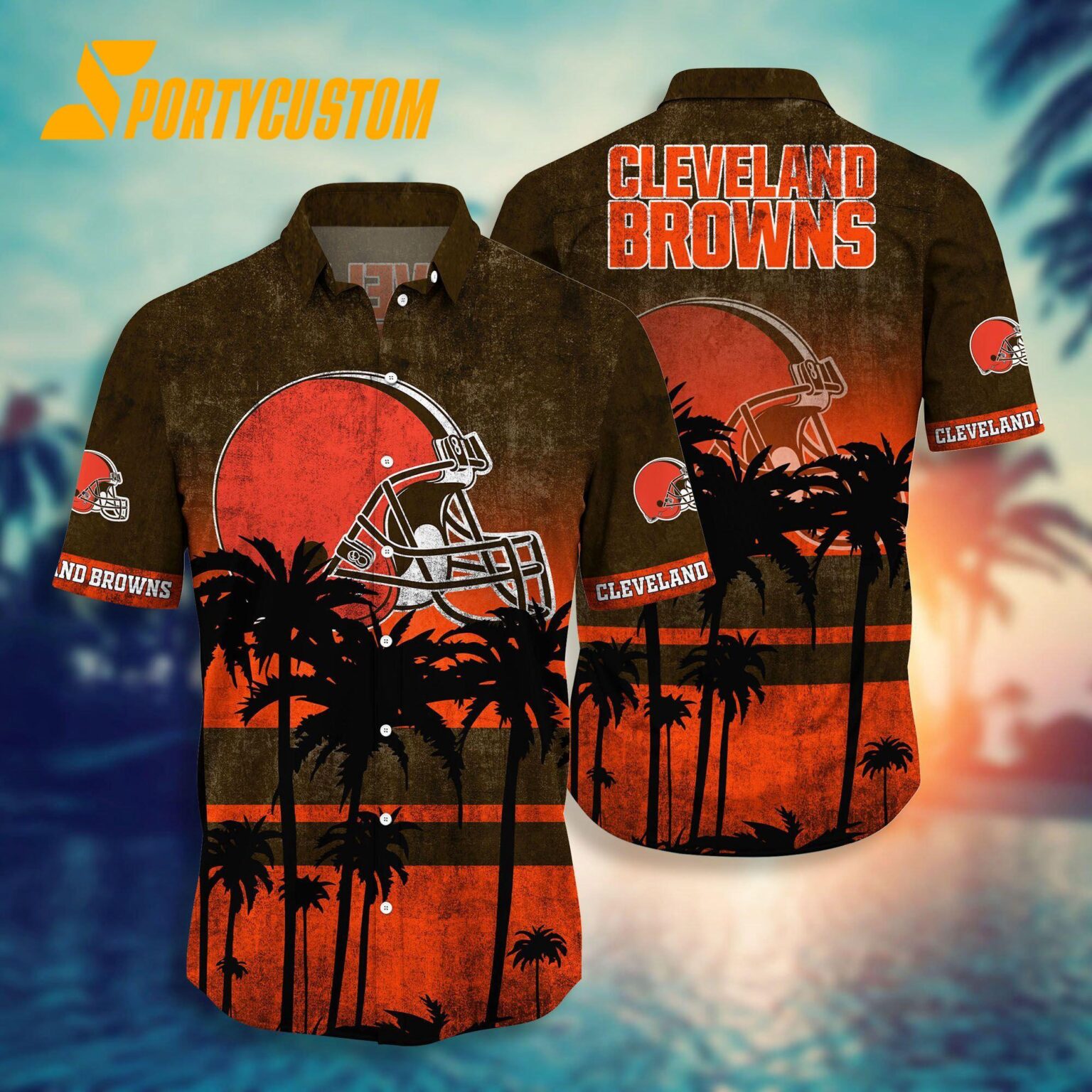 NFL Cleveland Browns Palm Tree Summer New Hawaiian Shirt