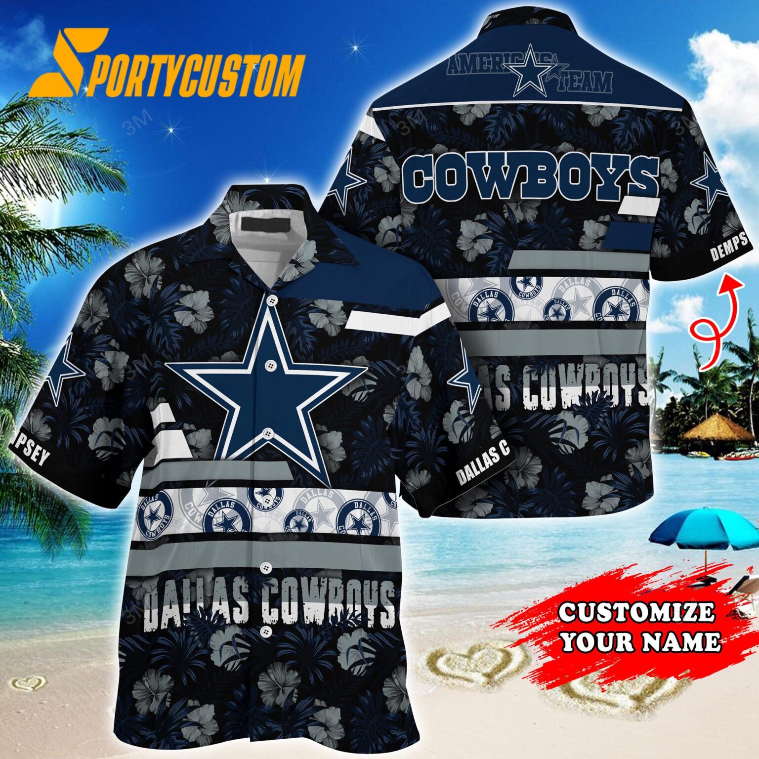 NFL Dallas Cowboys Flower Summer Limited Hawaiian Shirt