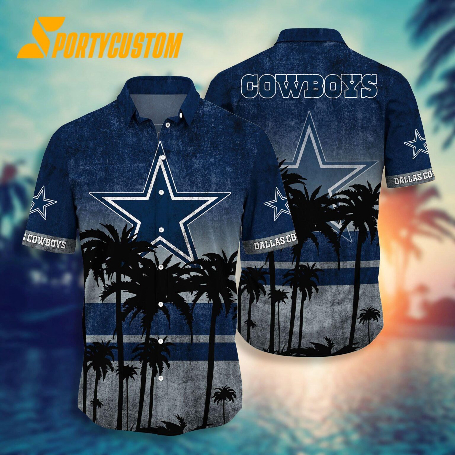 NFL Dallas Cowboys Palm Tree Summer New Hawaiian Shirt