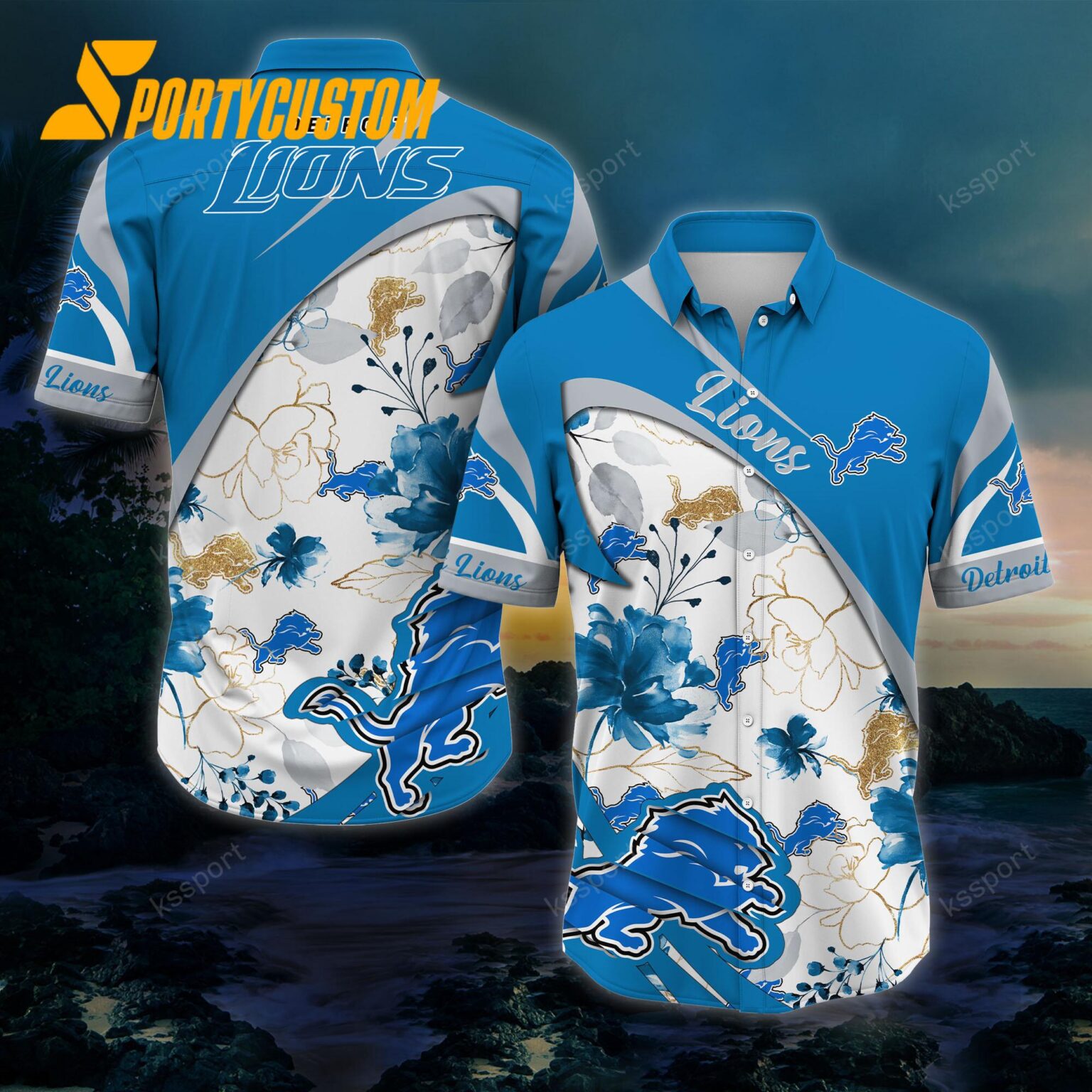 NFL Detroit Lions New Arrivals Football Summer Hawaii Shirt