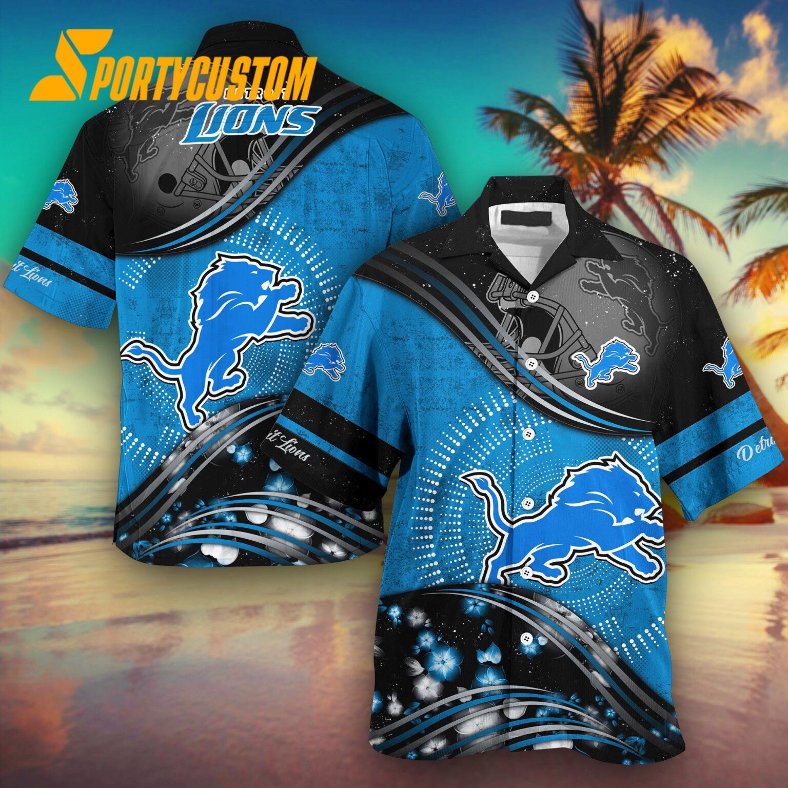 NFL Detroit Lions Summer Hawaii Shirt New Design Fans Gifts