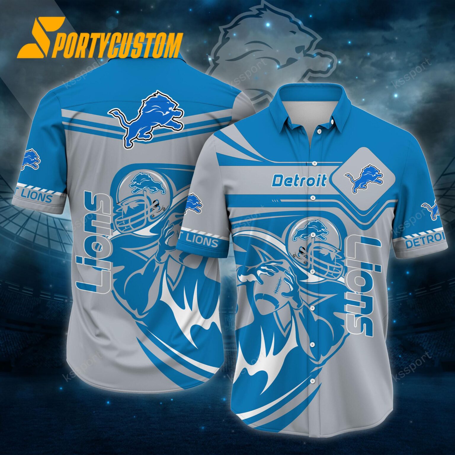 NFL Detroit Lions Trending Summer New Hawaii Shirt