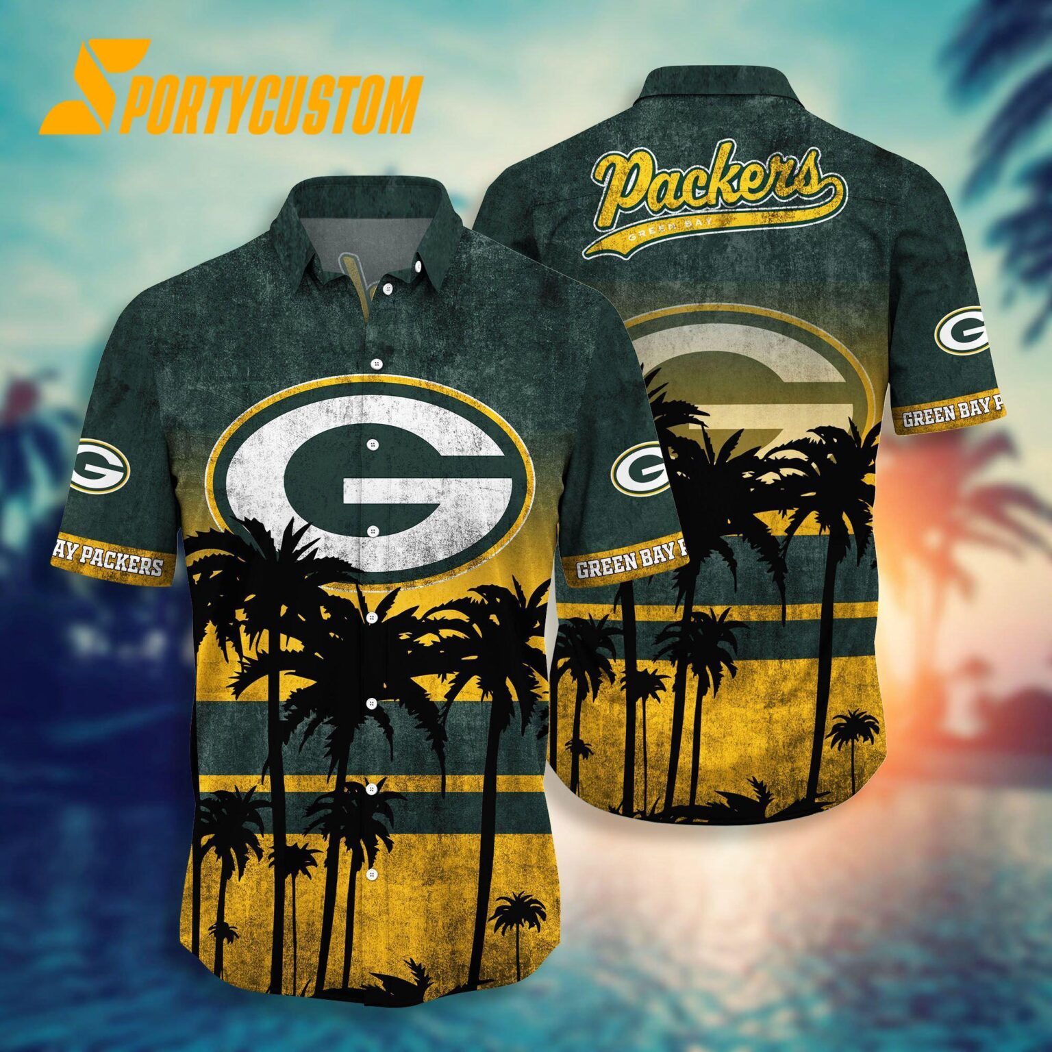NFL Green Bay Packers Palm Tree Summer New Hawaiian Shirt
