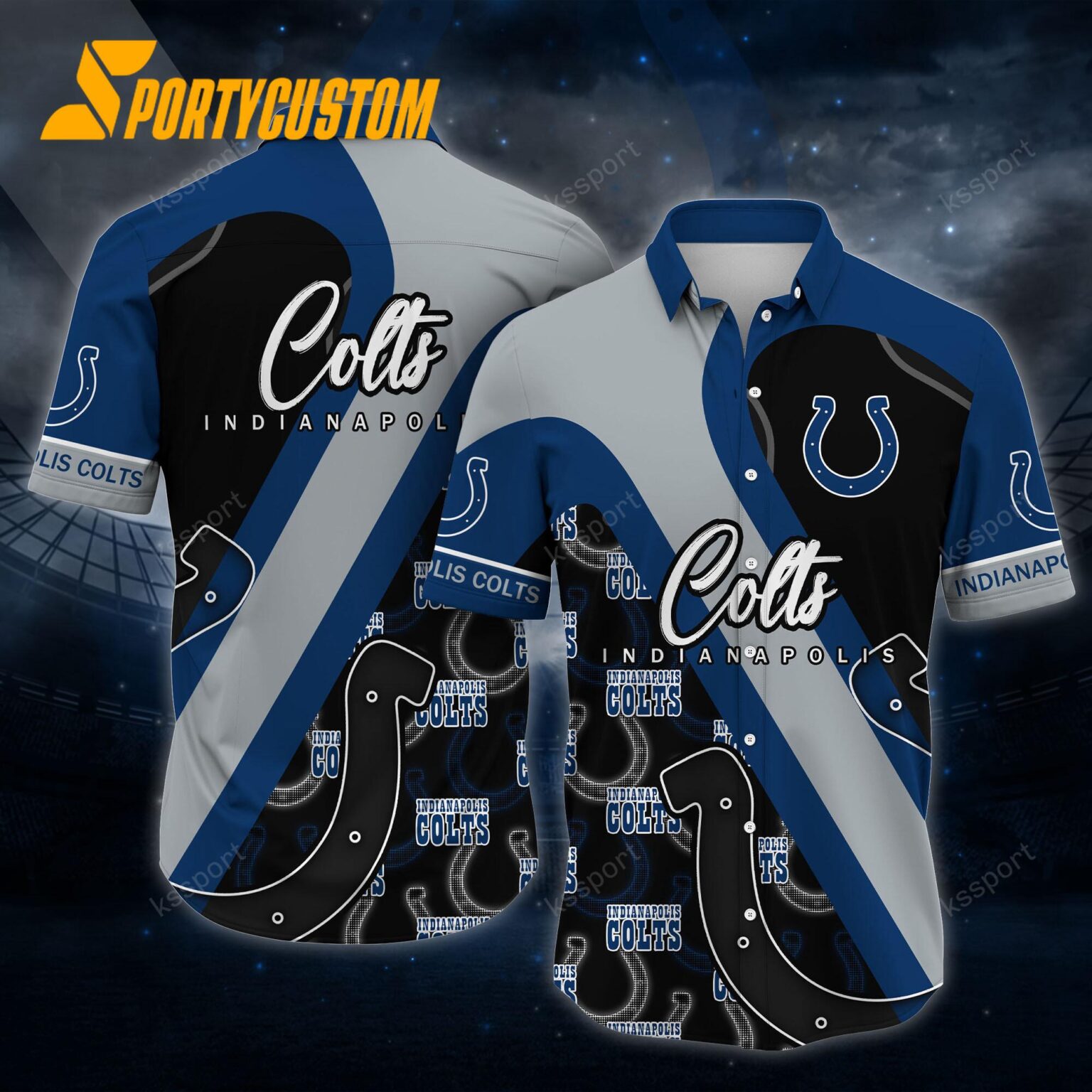 NFL Indianapolis Colts Logo Football Team Limited New Hawaii Shirt