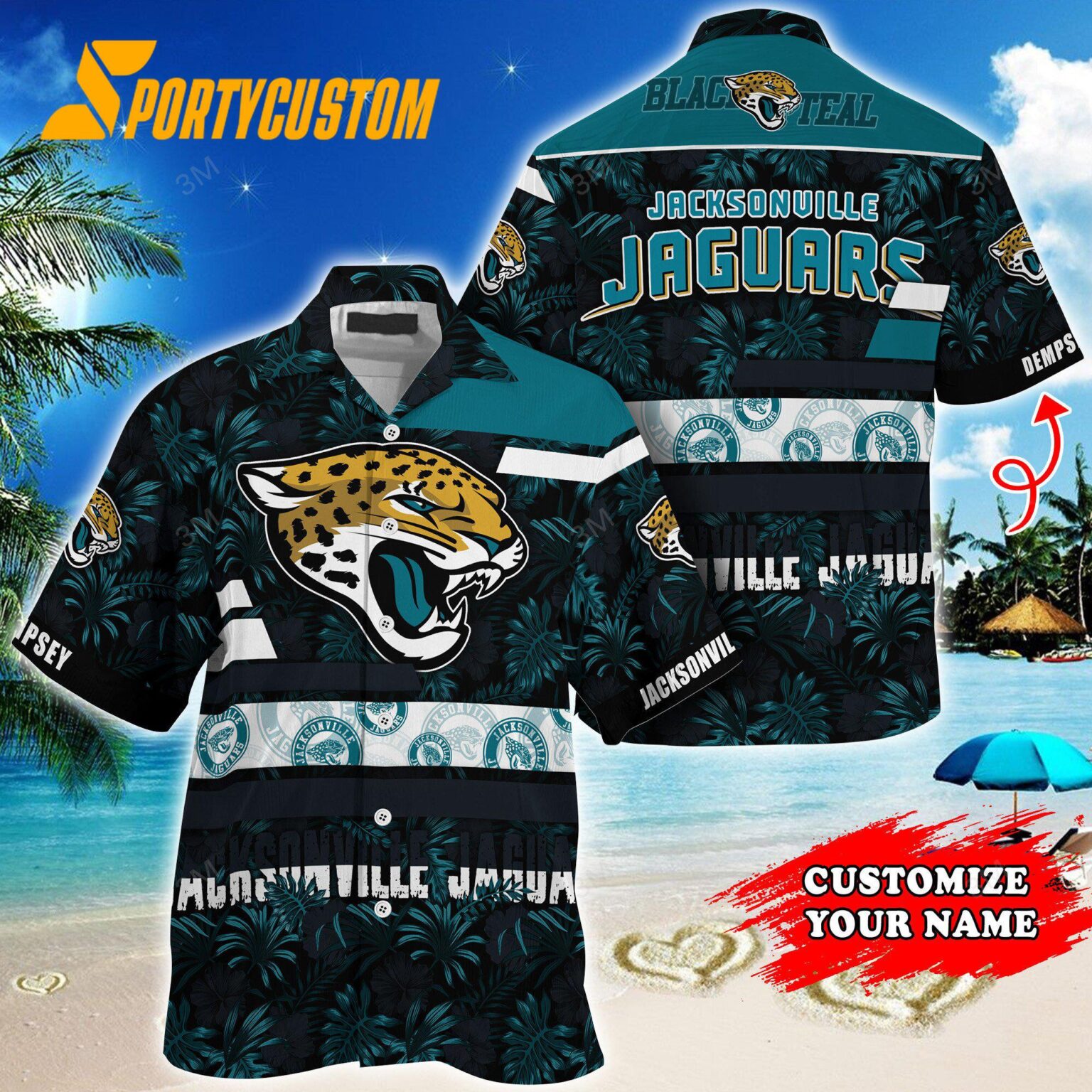 NFL Jacksonville Jaguars Flower Summer Limited Hawaiian Shirt