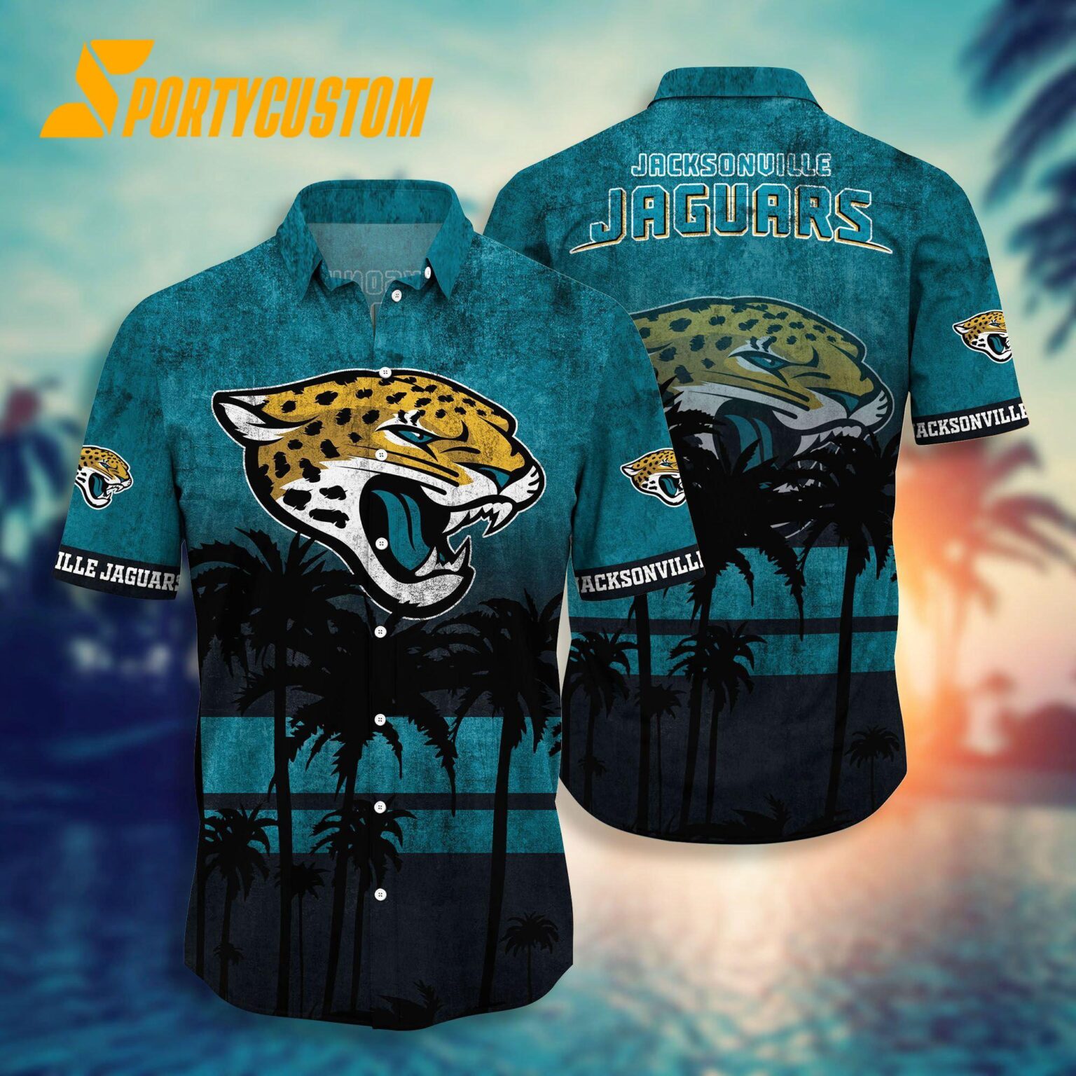 NFL Jacksonville Jaguars Palm Tree Summer New Hawaiian Shirt
