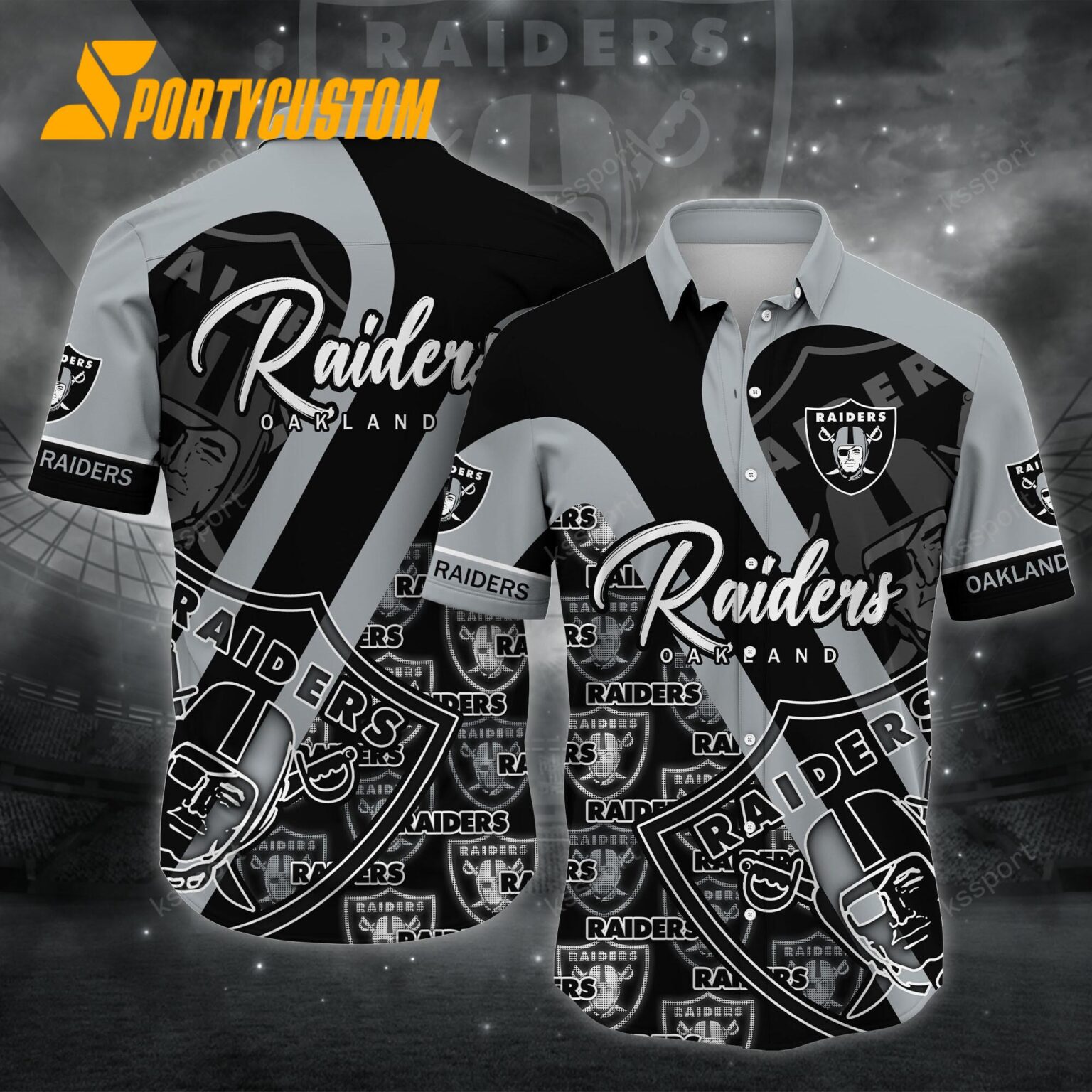 NFL Las Vegas Raiders Logo Football Team Limited New Hawaii Shirt