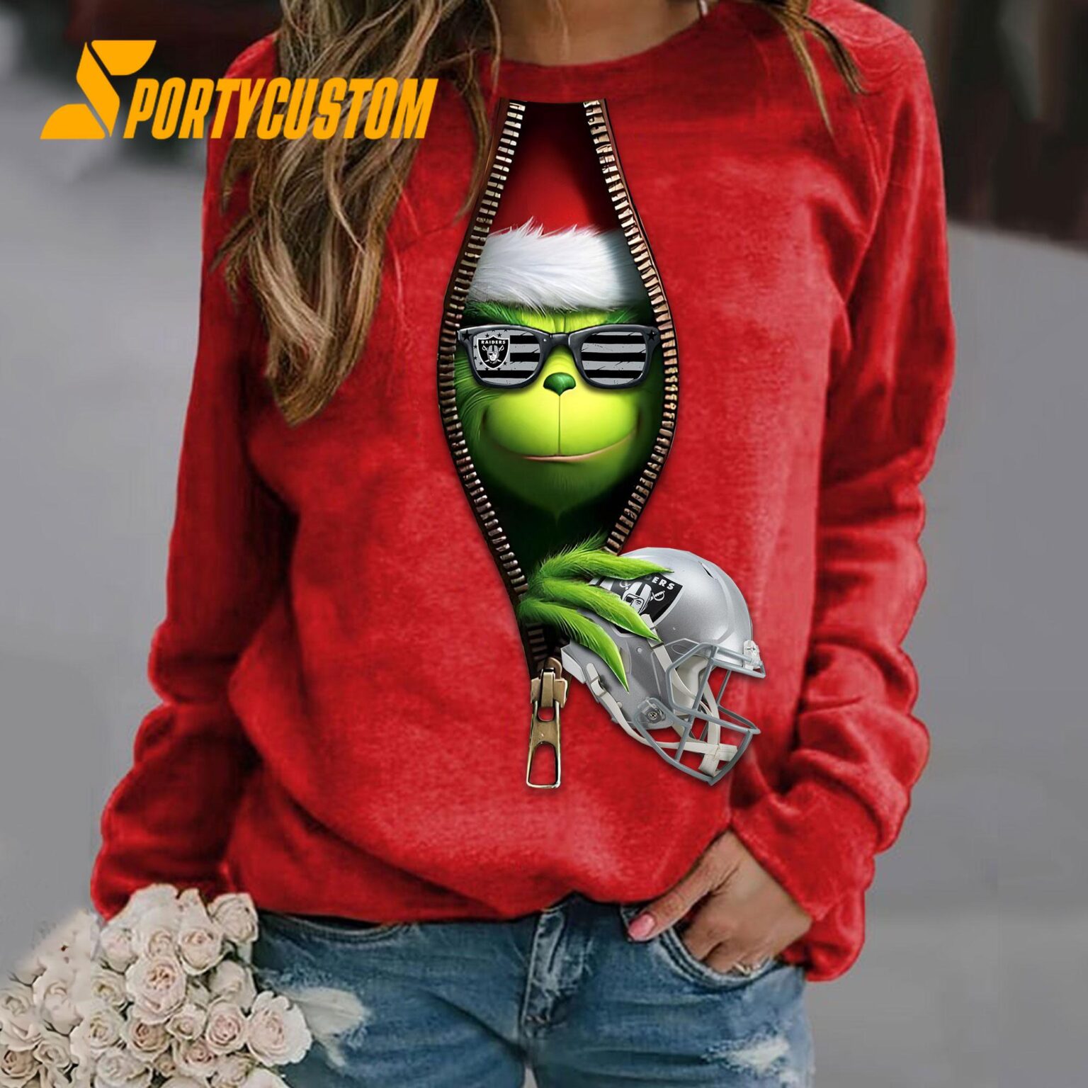 NFL Las Vegas RaidersFootball x Grinch Funny Christmas Limited Sweatshirt, Hoodie, TShirt