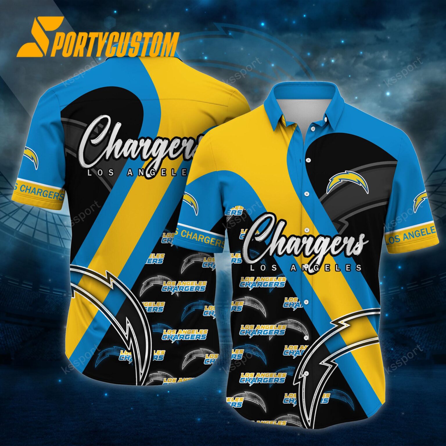 NFL Los Angeles Chargers Logo Football Team Limited New Hawaii Shirt