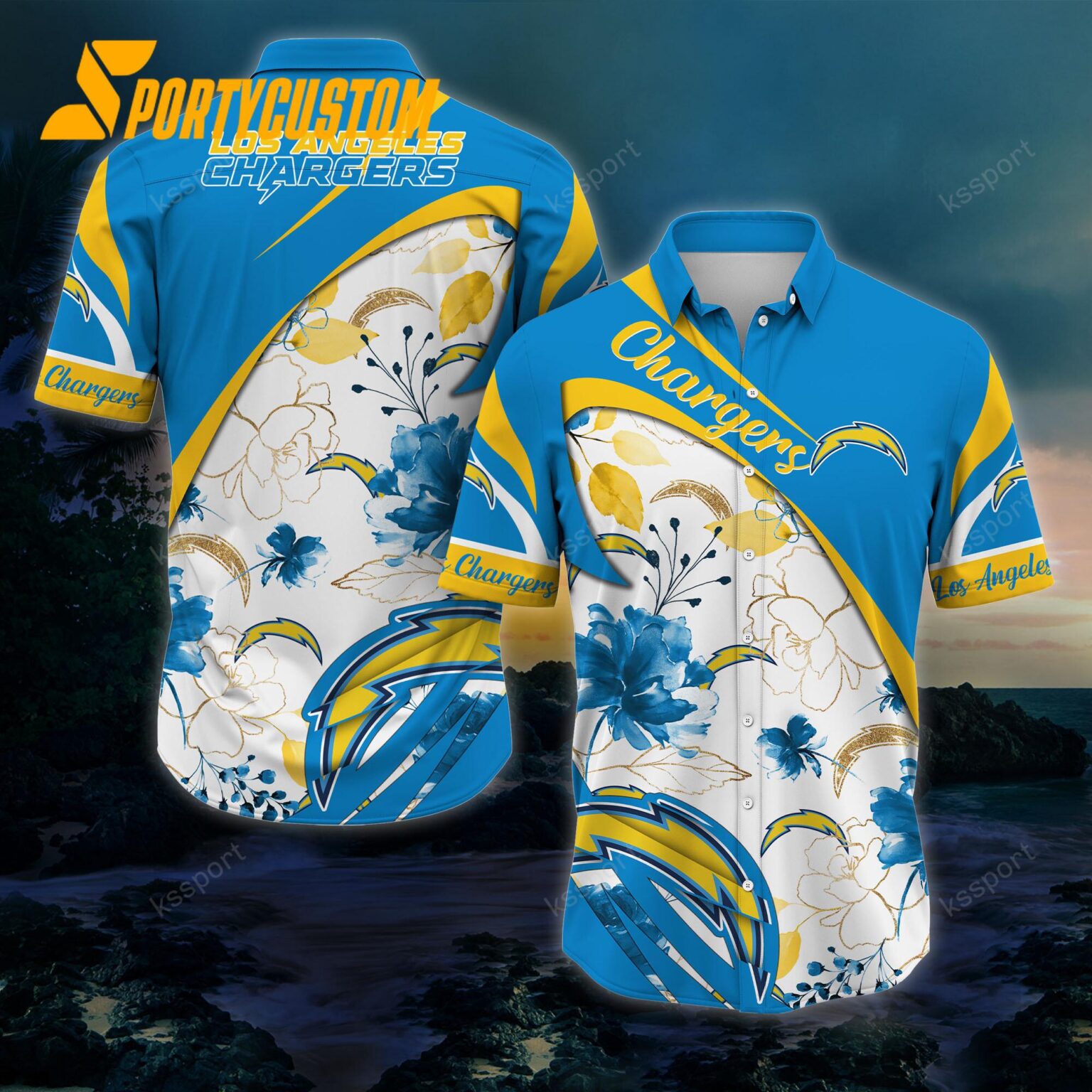 NFL Los Angeles Chargers New Arrivals Football Summer Hawaii Shirt