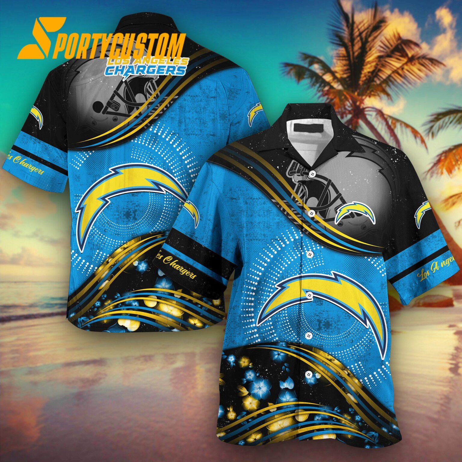 NFL Los Angeles Chargers Summer Hawaii Shirt New Design Fans Gifts