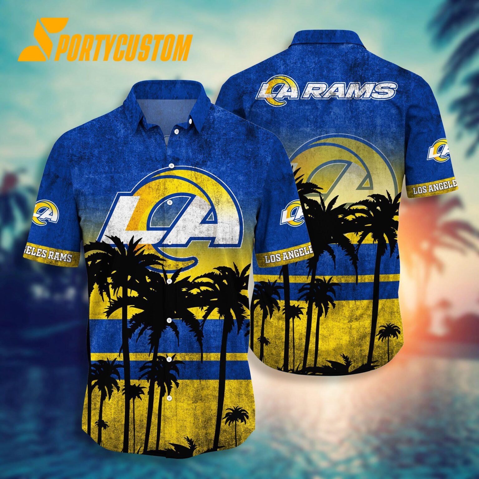 NFL Los Angeles Rams Palm Tree Summer New Hawaiian Shirt