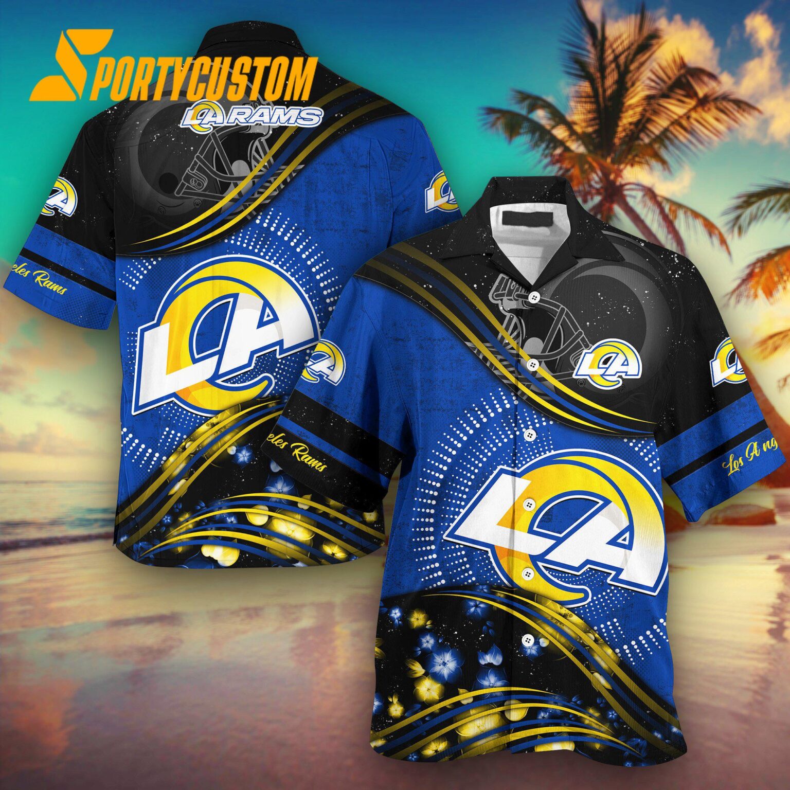 NFL Los Angeles Rams Summer Hawaii Shirt New Design Fans Gifts