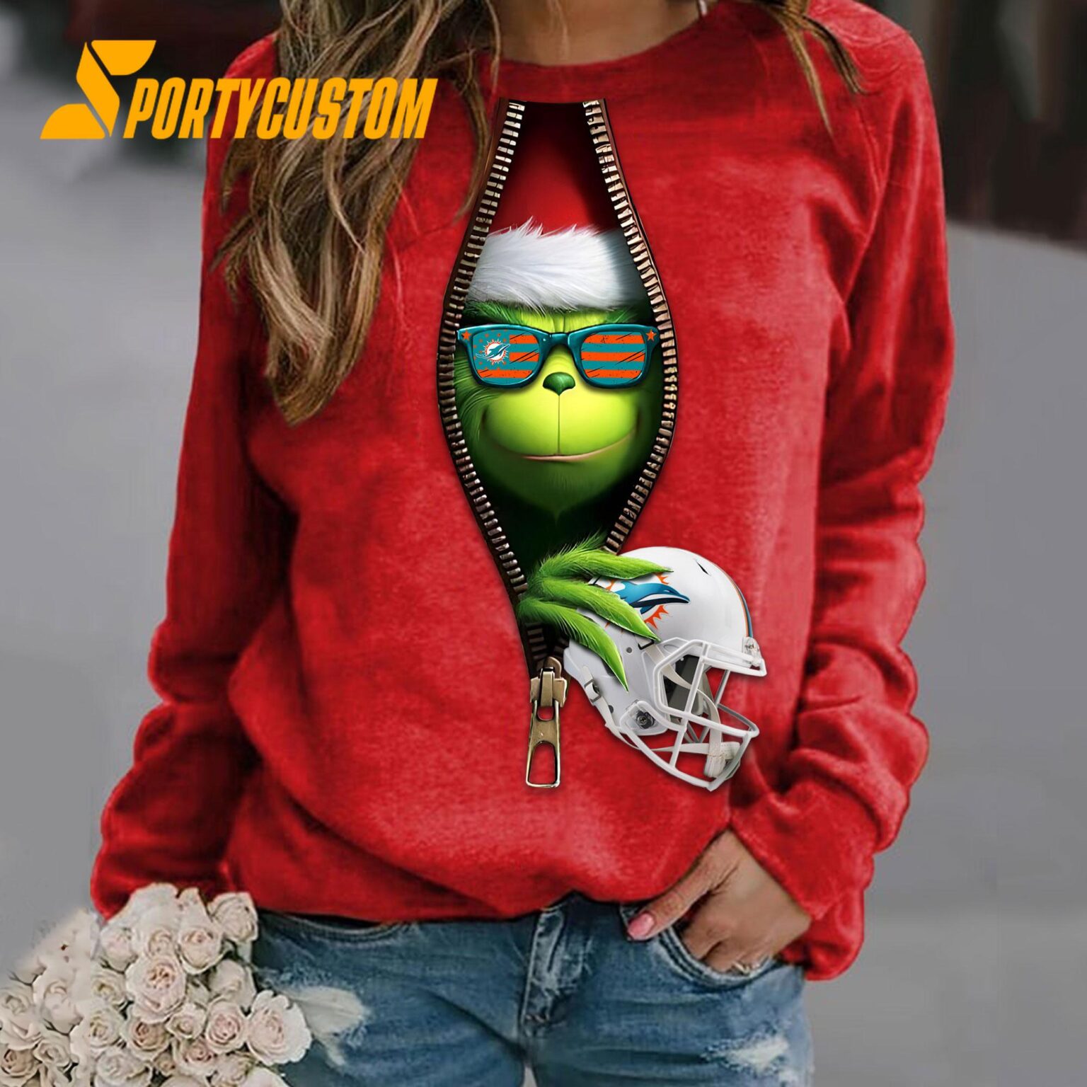 NFL Miami DolphinsFootball x Grinch Funny Christmas Limited Sweatshirt, Hoodie, TShirt