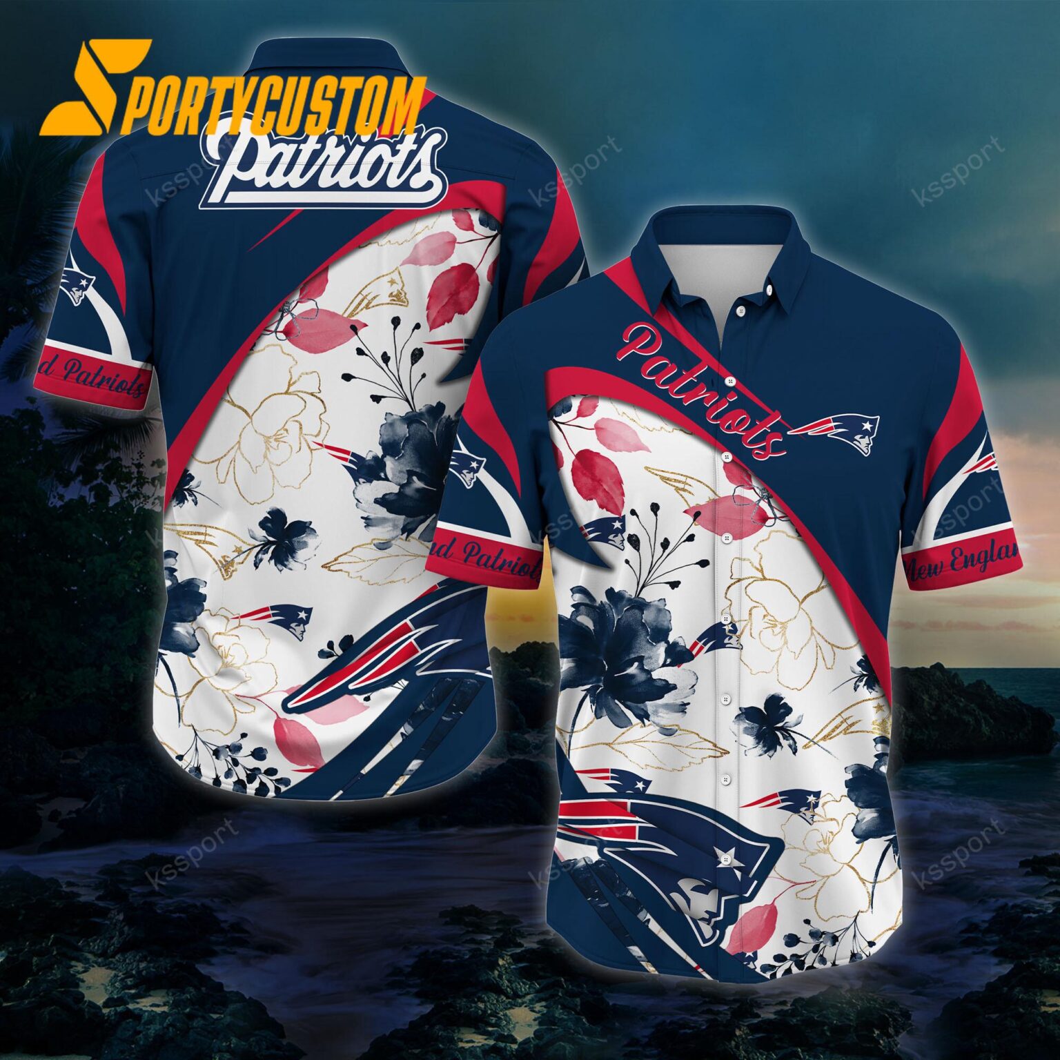 NFL New England Patriots New Arrivals Football Summer Hawaii Shirt