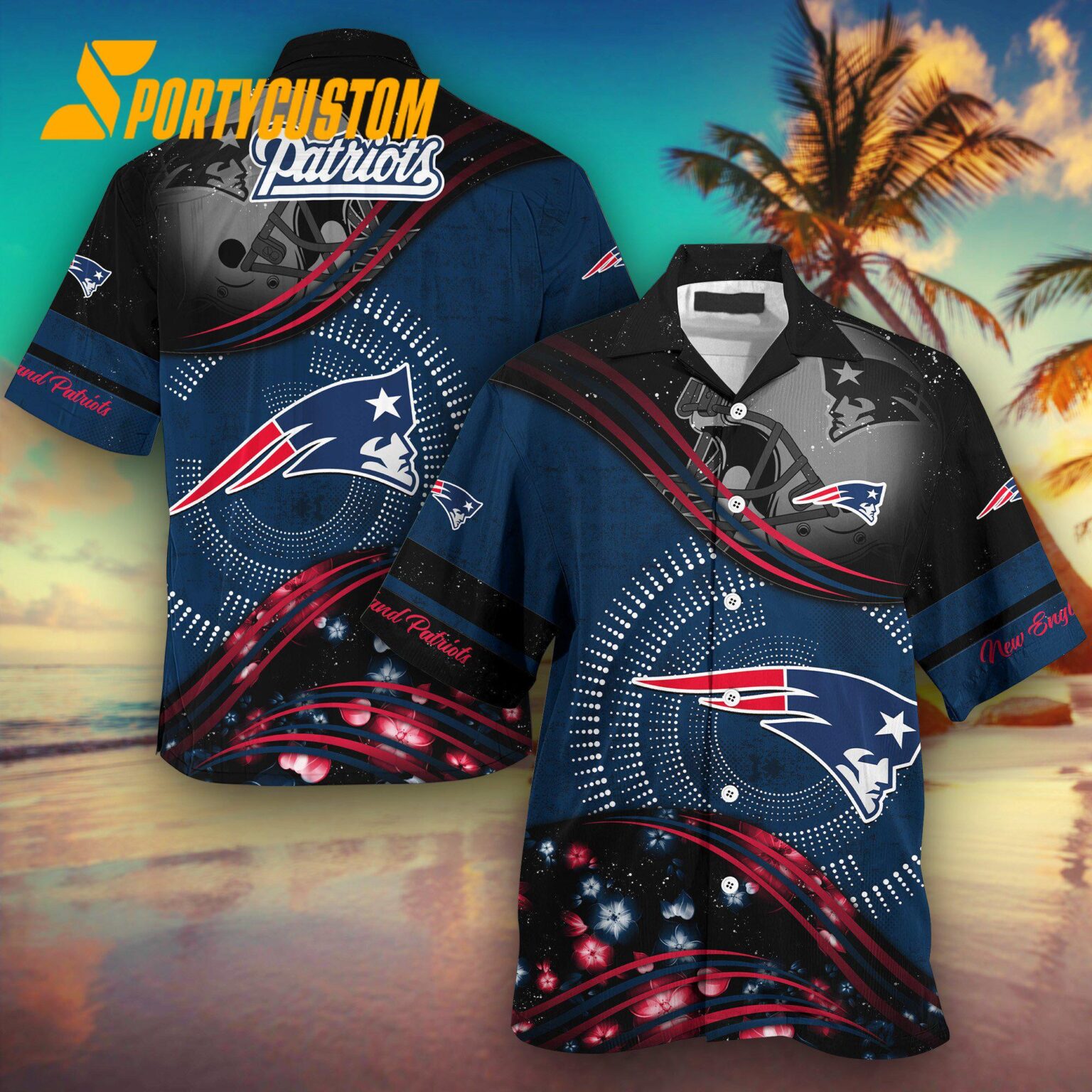 NFL New England Patriots Summer Hawaii Shirt New Design Fans Gifts