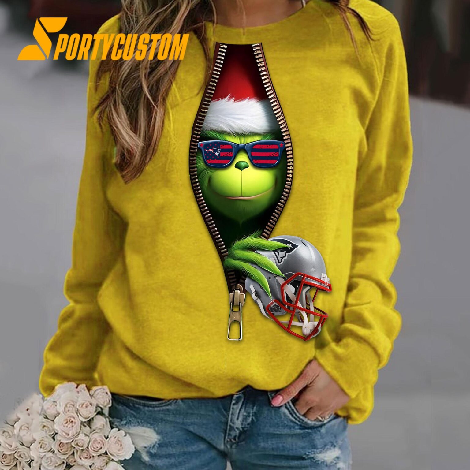 NFL New England PatriotsFootball x Grinch Funny Christmas Limited Sweatshirt, Hoodie, TShirt