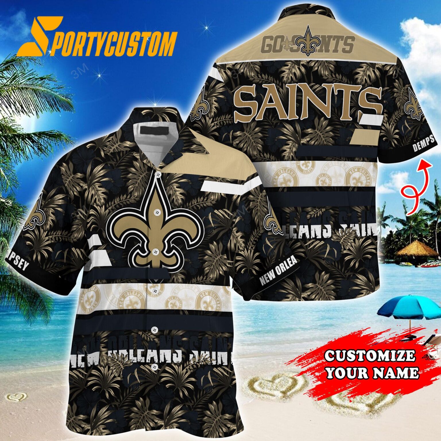 NFL New Orleans Saints Flower Summer Limited Hawaiian Shirt