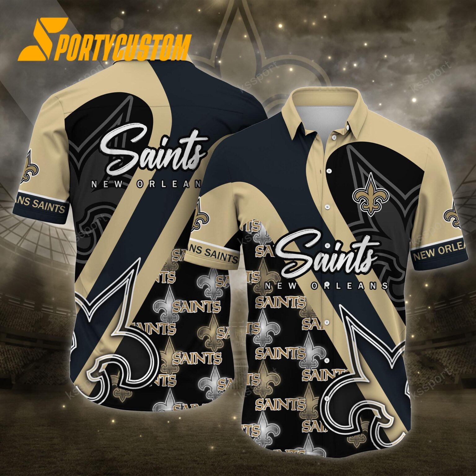 NFL New Orleans Saints Logo Football Team Limited New Hawaii Shirt