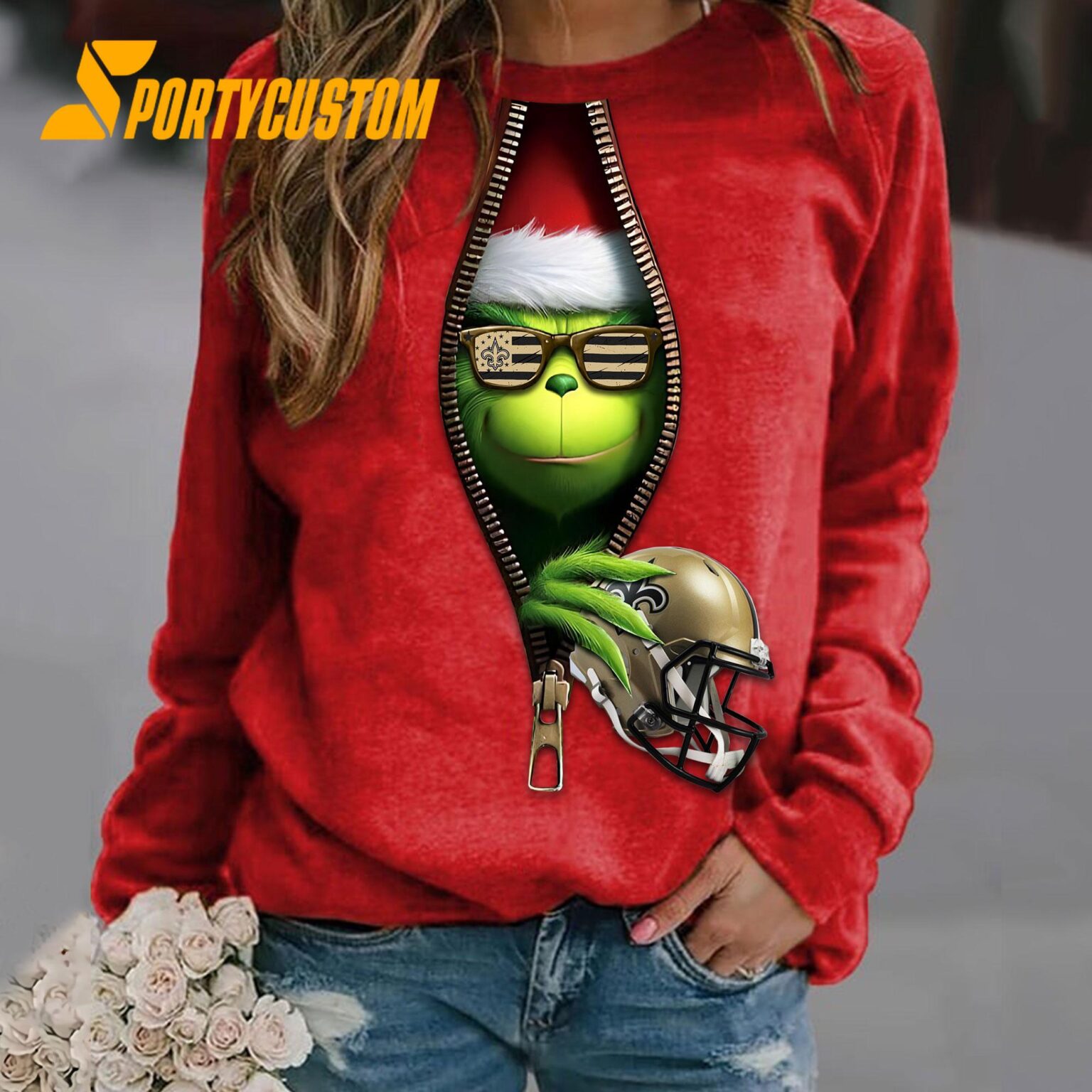 NFL New Orleans SaintsFootball x Grinch Funny Christmas Limited Sweatshirt, Hoodie, TShirt