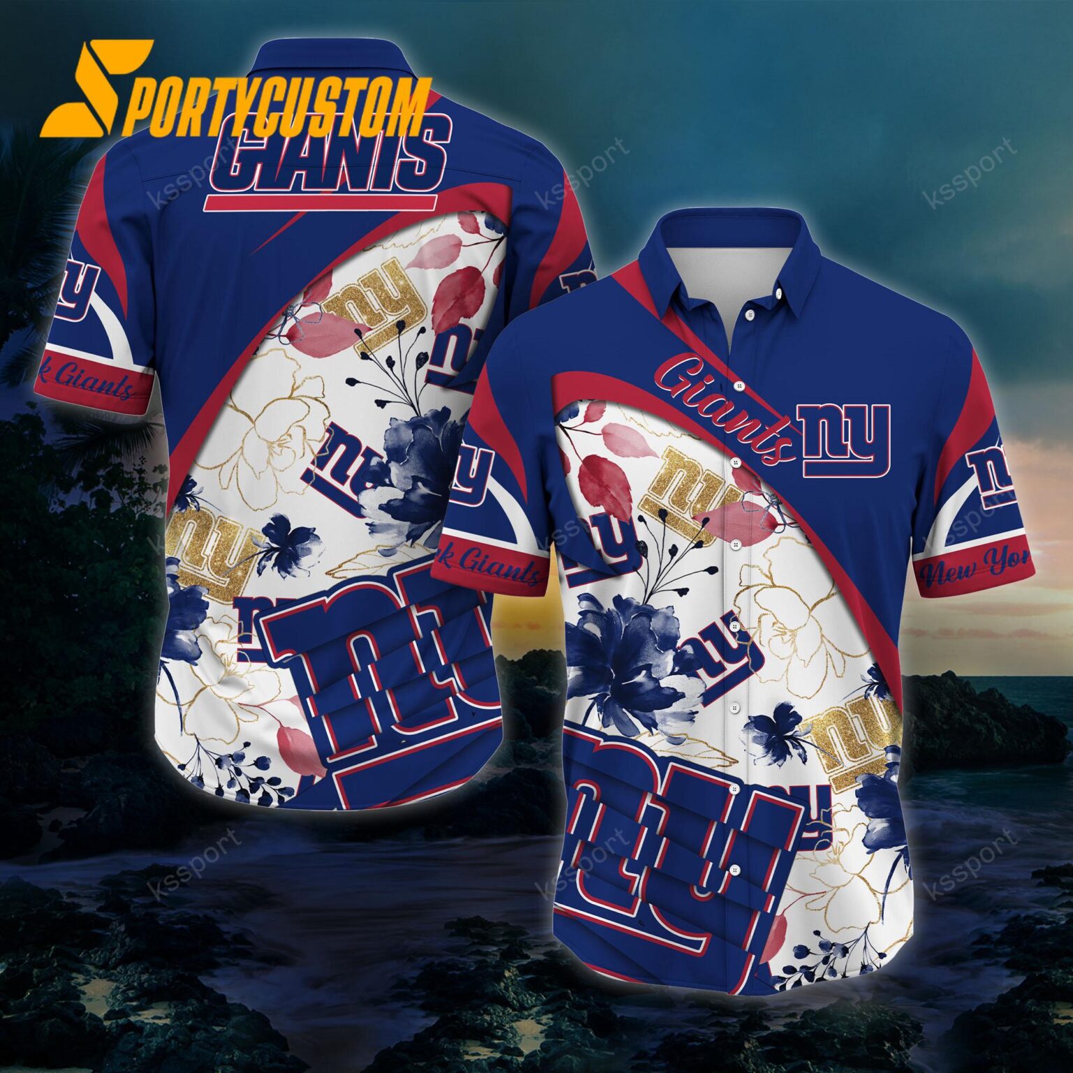 NFL New York Giants New Arrivals Football Summer Hawaii Shirt