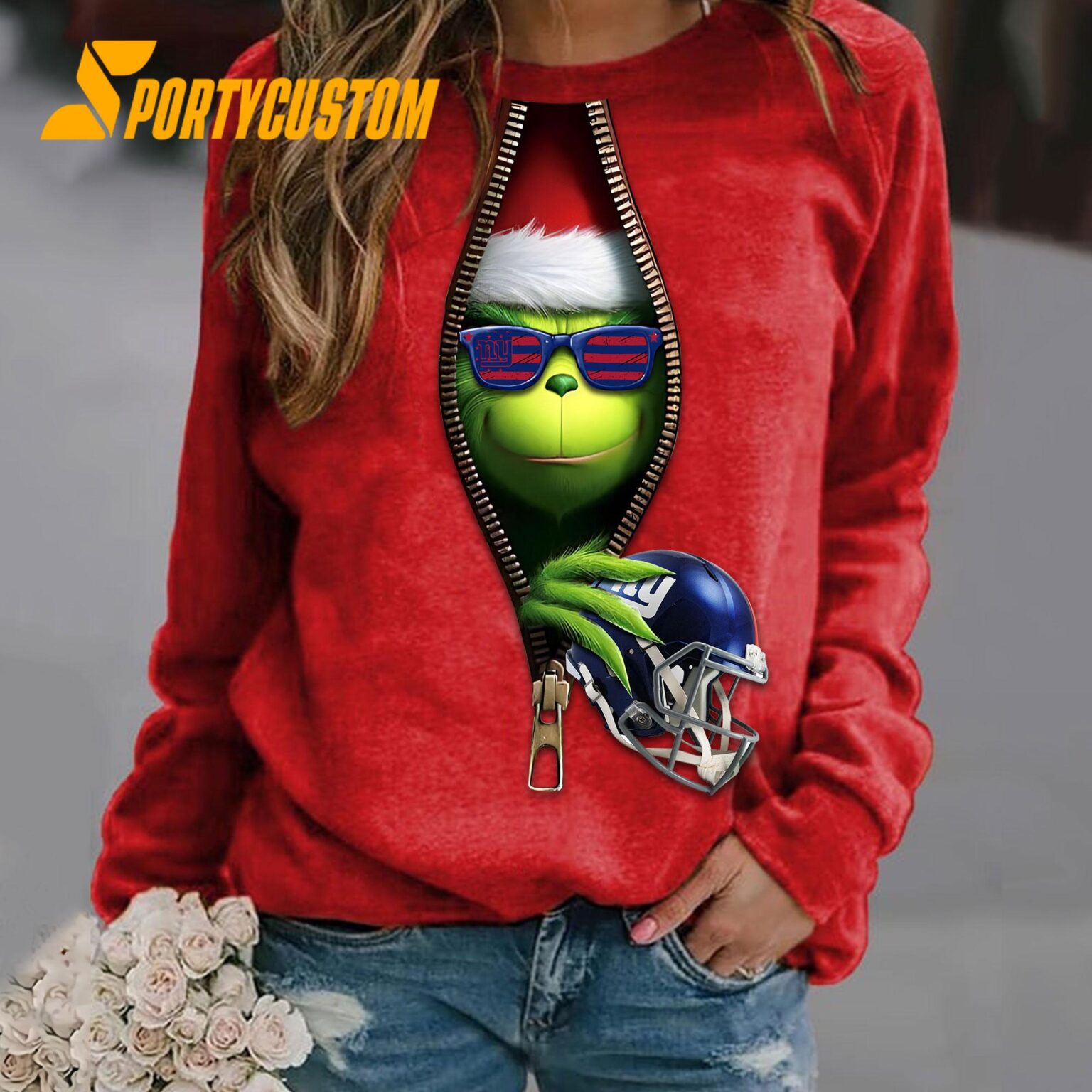 NFL New York GiantsFootball x Grinch Funny Christmas Limited Sweatshirt, Hoodie, TShirt