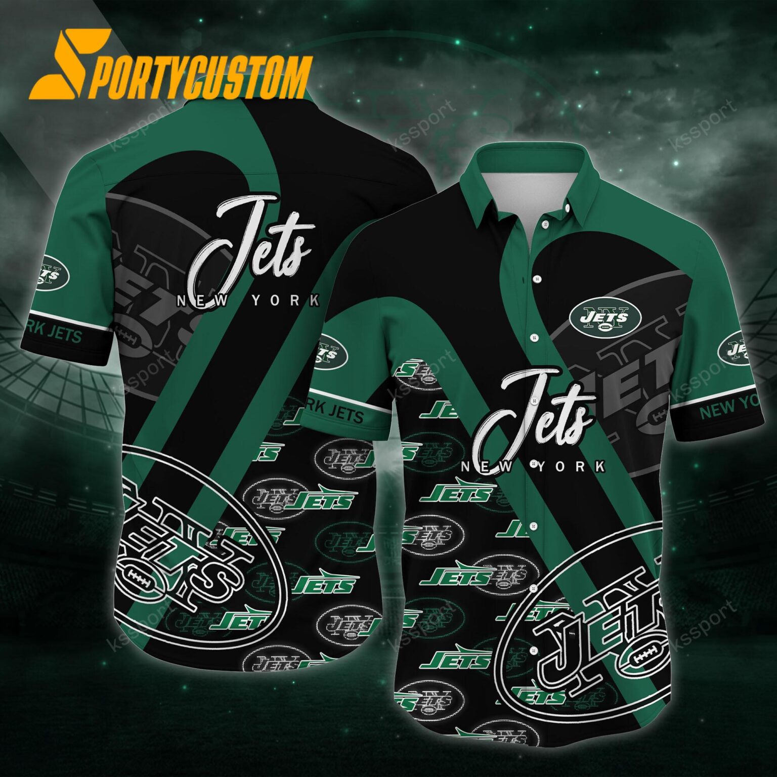 NFL New York Jets Logo Football Team Limited New Hawaii Shirt