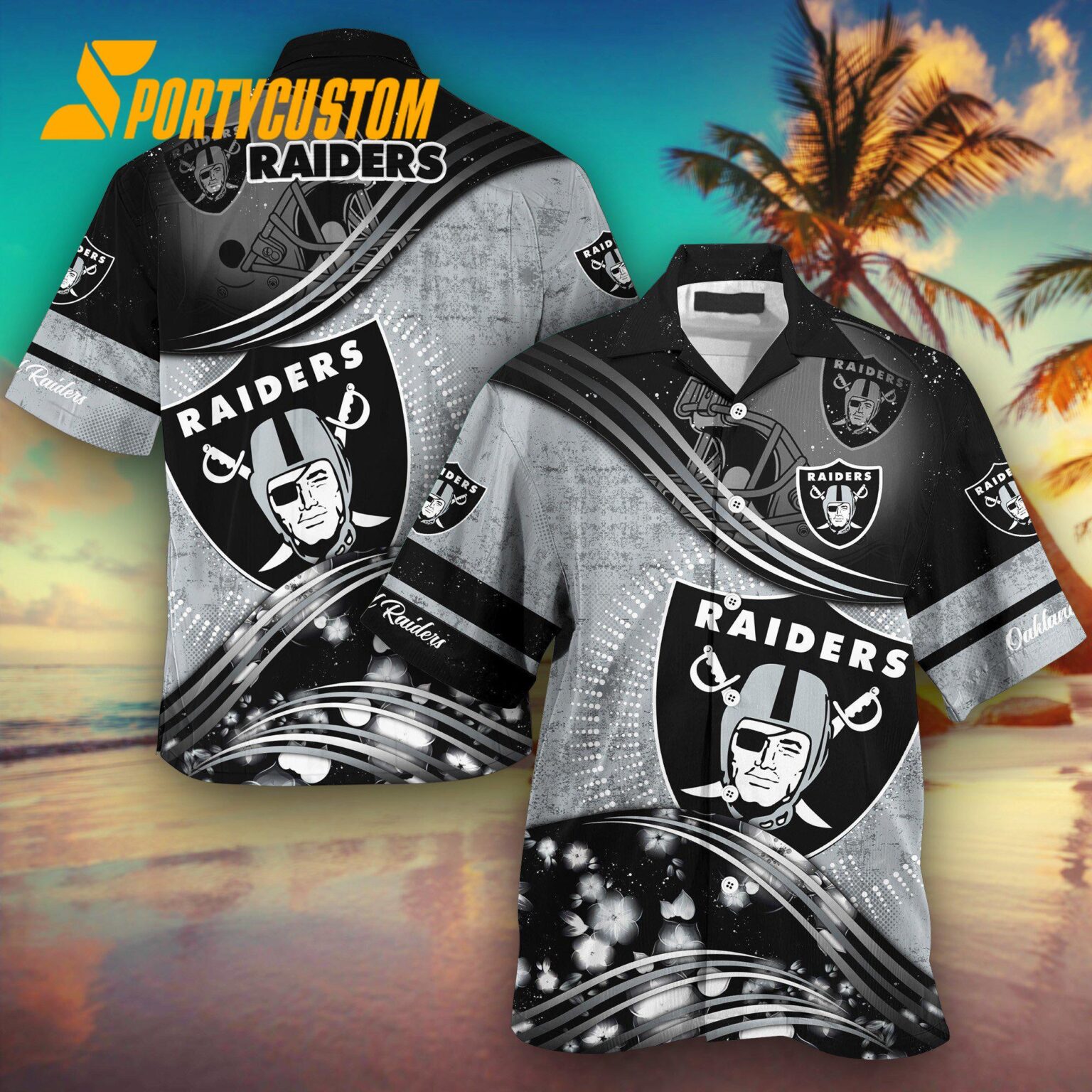 NFL Oakland Raiders Summer Hawaii Shirt New Design Fans Gifts