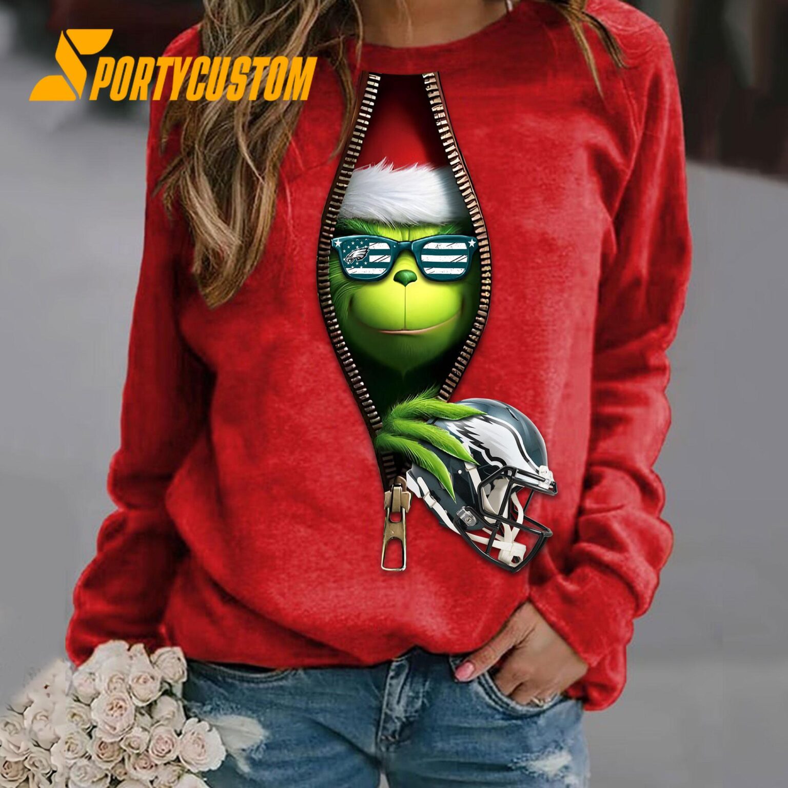 NFL Philadelphia EaglesFootball x Grinch Funny Christmas Limited Sweatshirt, Hoodie, TShirt