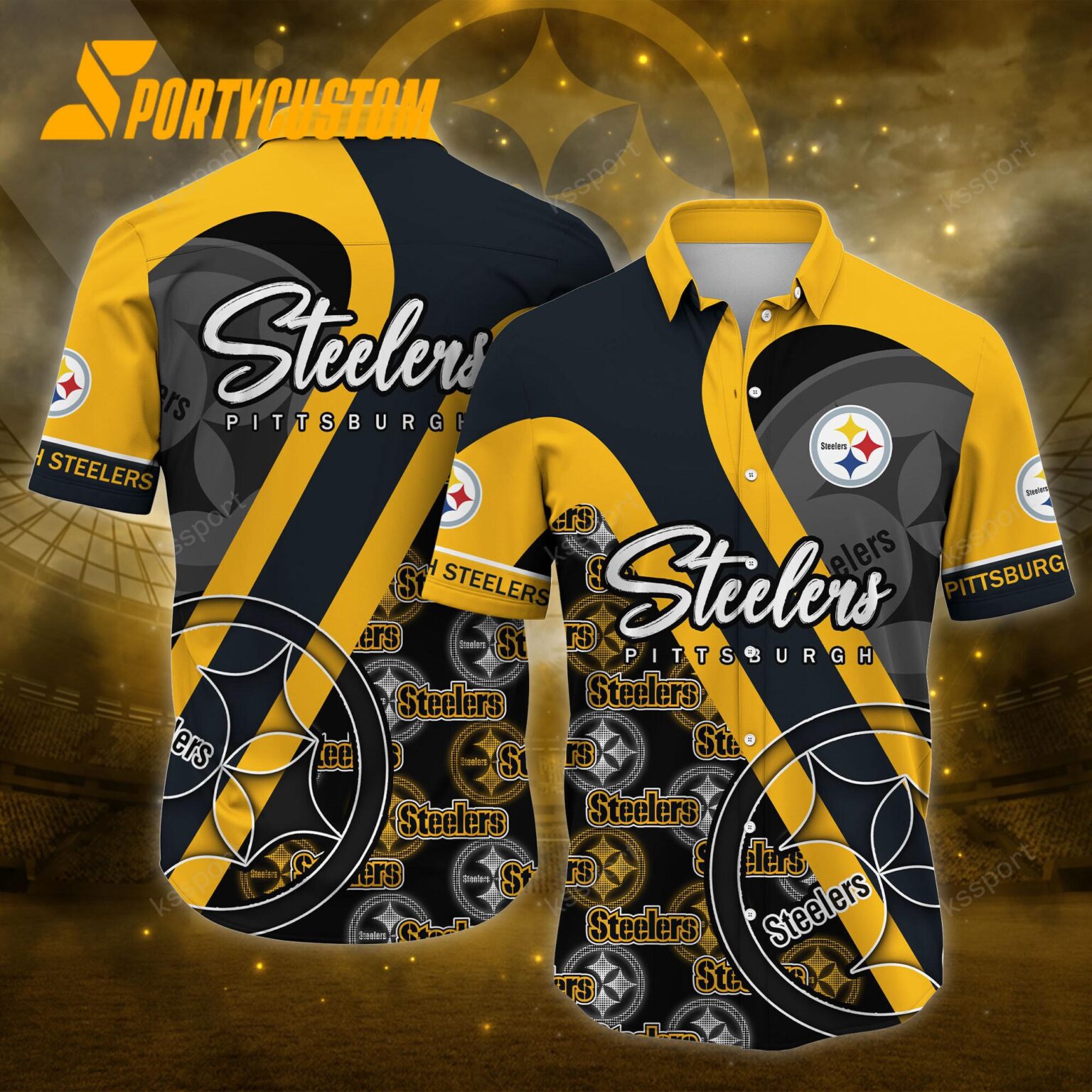 NFL Pittsburgh Steelers Logo Football Team Limited New Hawaii Shirt