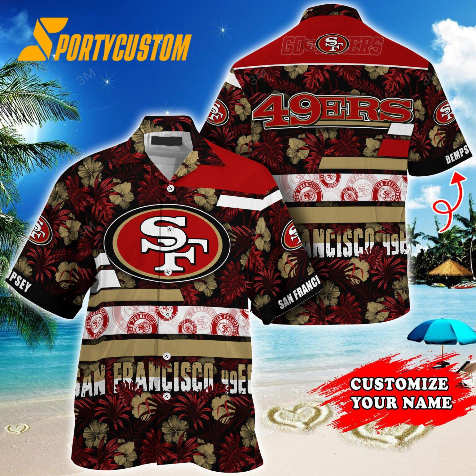 NFL San Francisco 49ers Flower Summer Limited Hawaiian Shirt