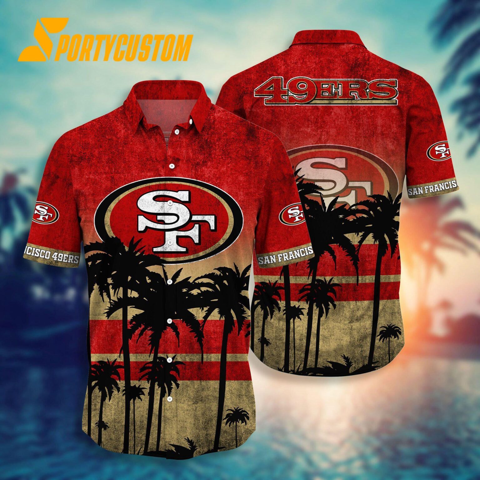 NFL San Francisco 49ers Palm Tree Summer New Hawaiian Shirt