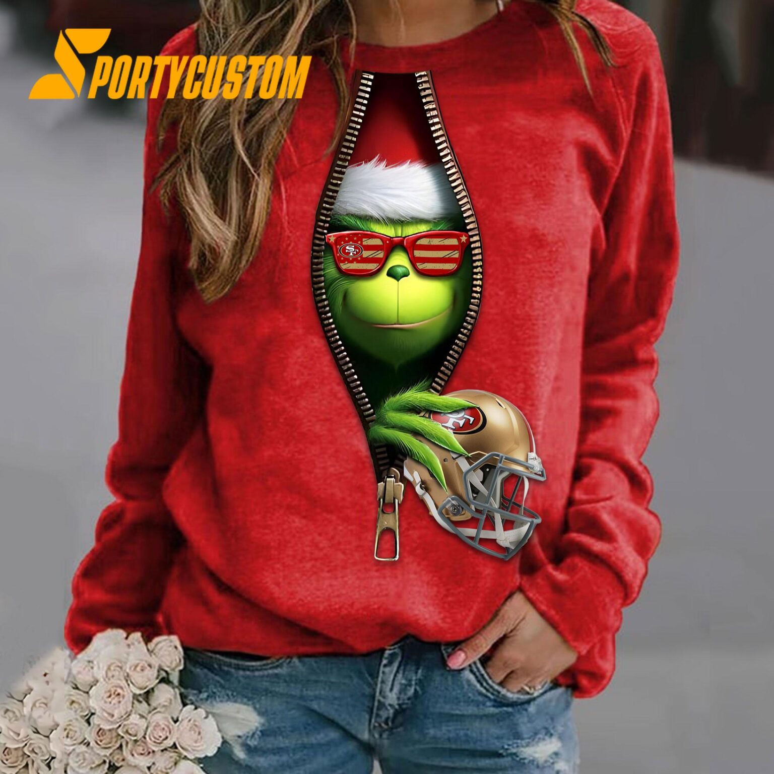 NFL San Francisco 49ersFootball x Grinch Funny Christmas Limited Sweatshirt, Hoodie, TShirt