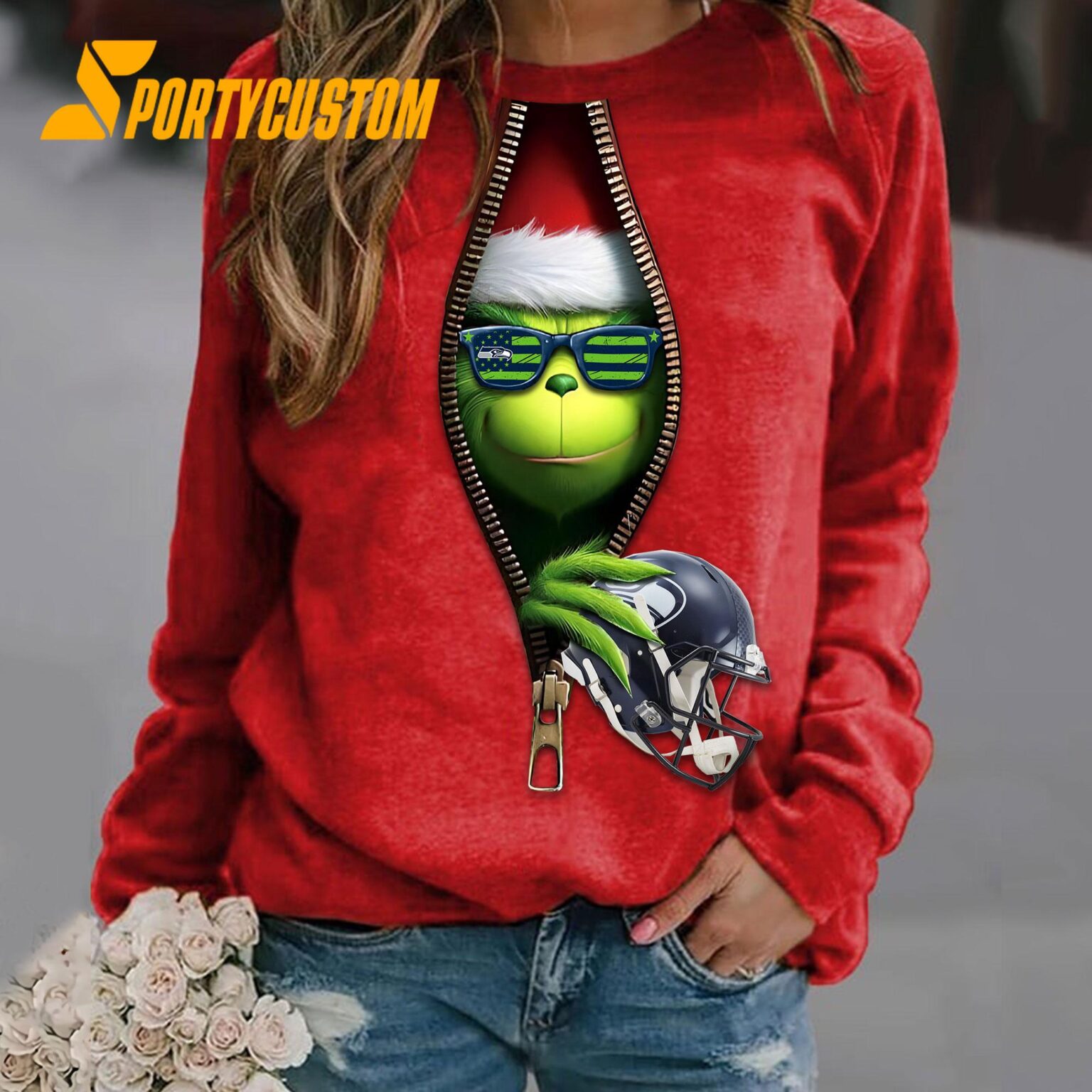 NFL Seattle SeahawksFootball x Grinch Funny Christmas Limited Sweatshirt, Hoodie, TShirt