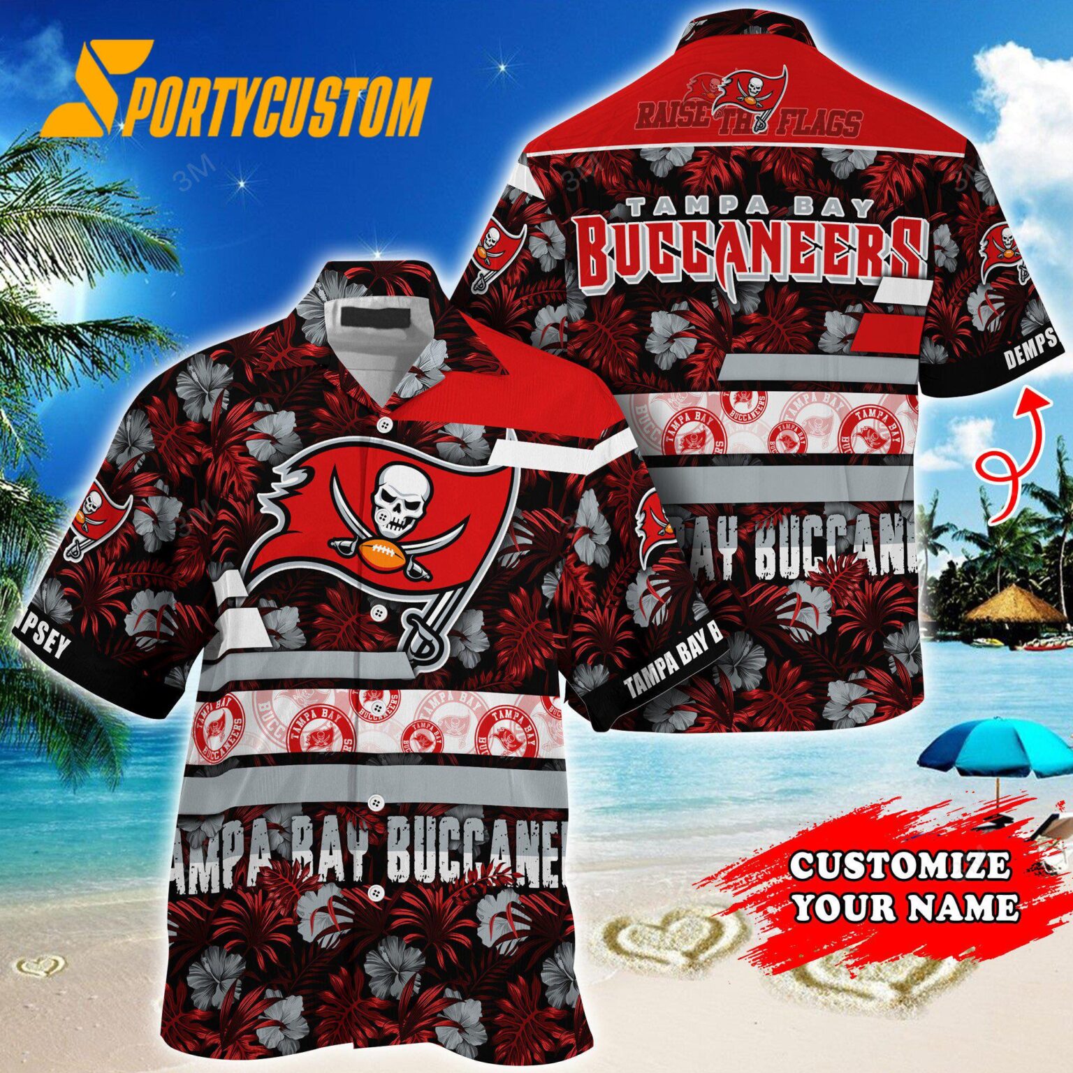 NFL Tampa Bay Buccaneers Flower Summer Limited Hawaiian Shirt