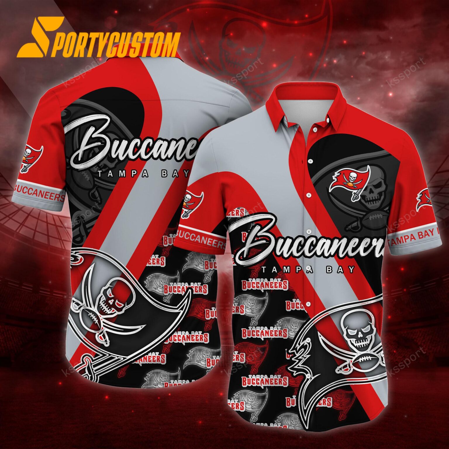 NFL Tampa Bay Buccaneers Logo Football Team Limited New Hawaii Shirt