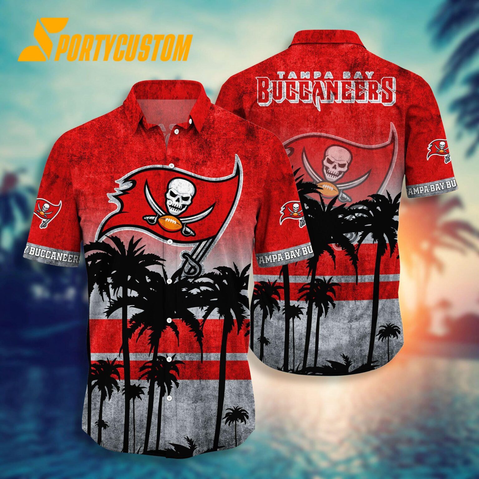 NFL Tampa Bay Buccaneers Palm Tree Summer New Hawaiian Shirt