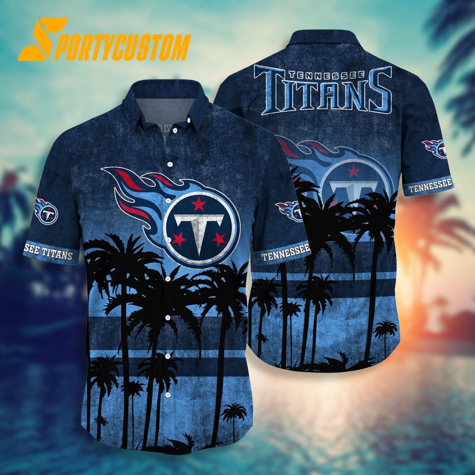 NFL Tennessee Titans Palm Tree Summer New Hawaiian Shirt